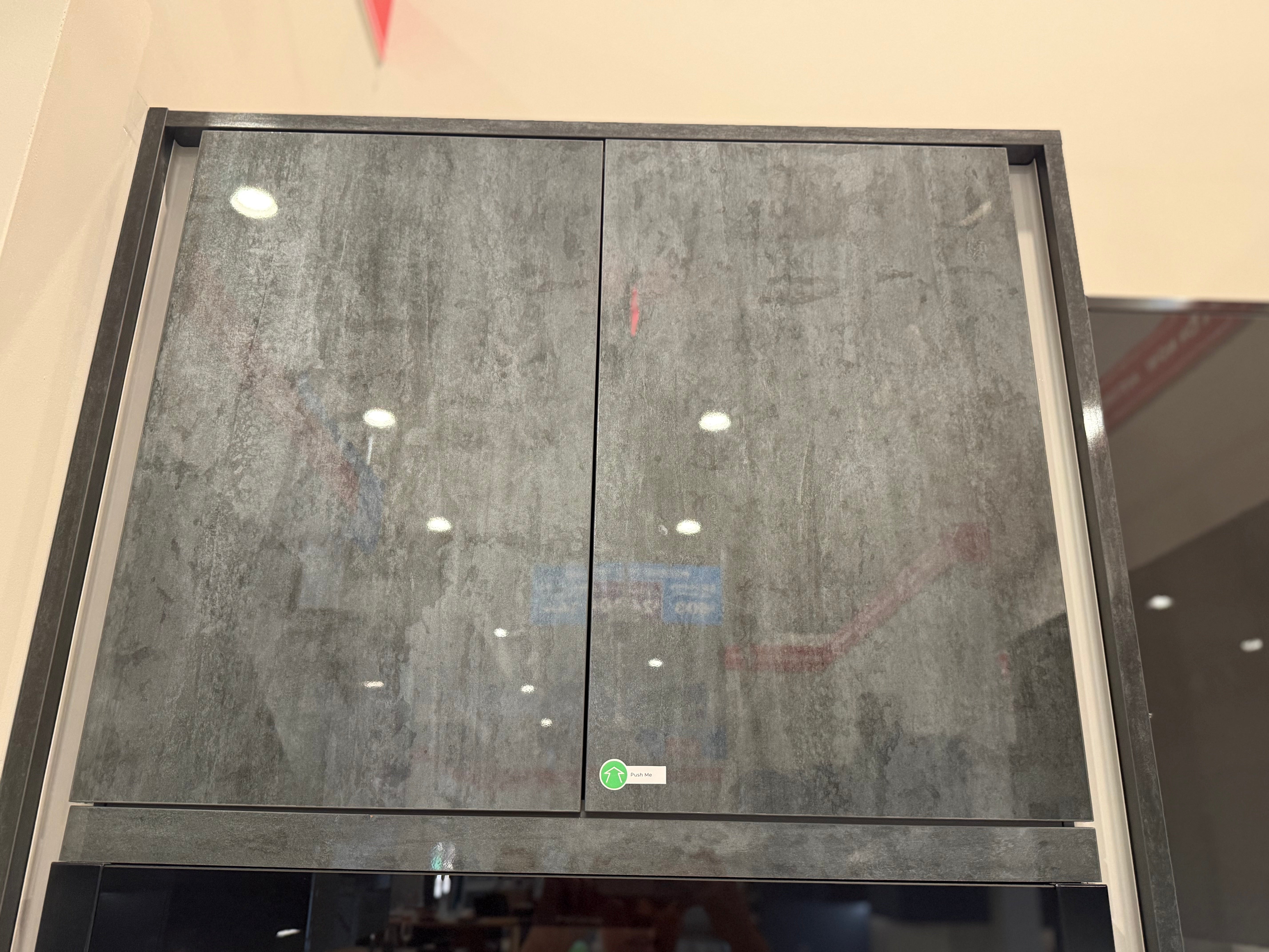 Wren Milano Elements Mettallic Slate Gloss & Ultra Pencil Gray Gloss Kitchen