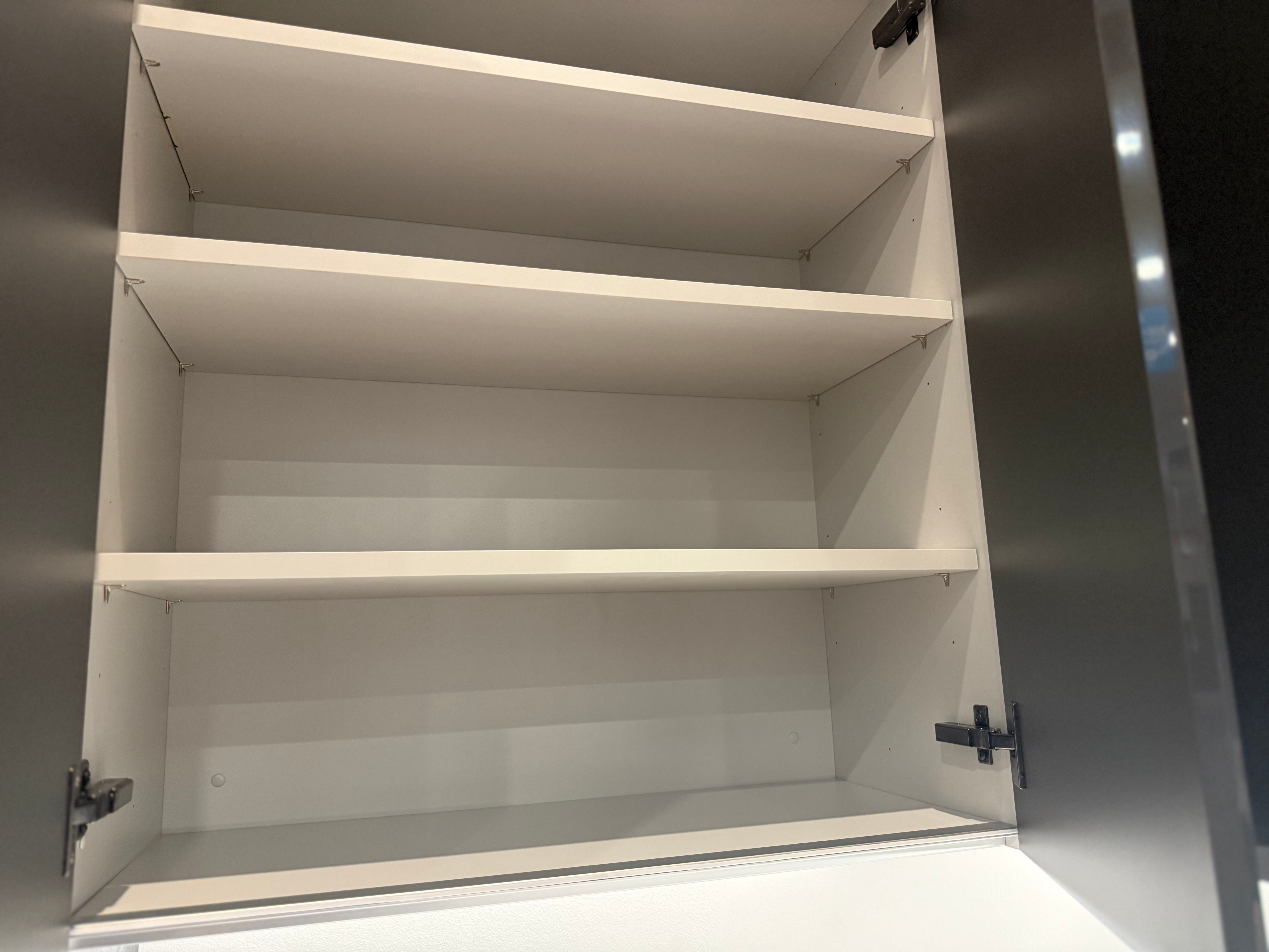 Wren Milano Elements Mettallic Slate Gloss & Ultra Pencil Gray Gloss Kitchen