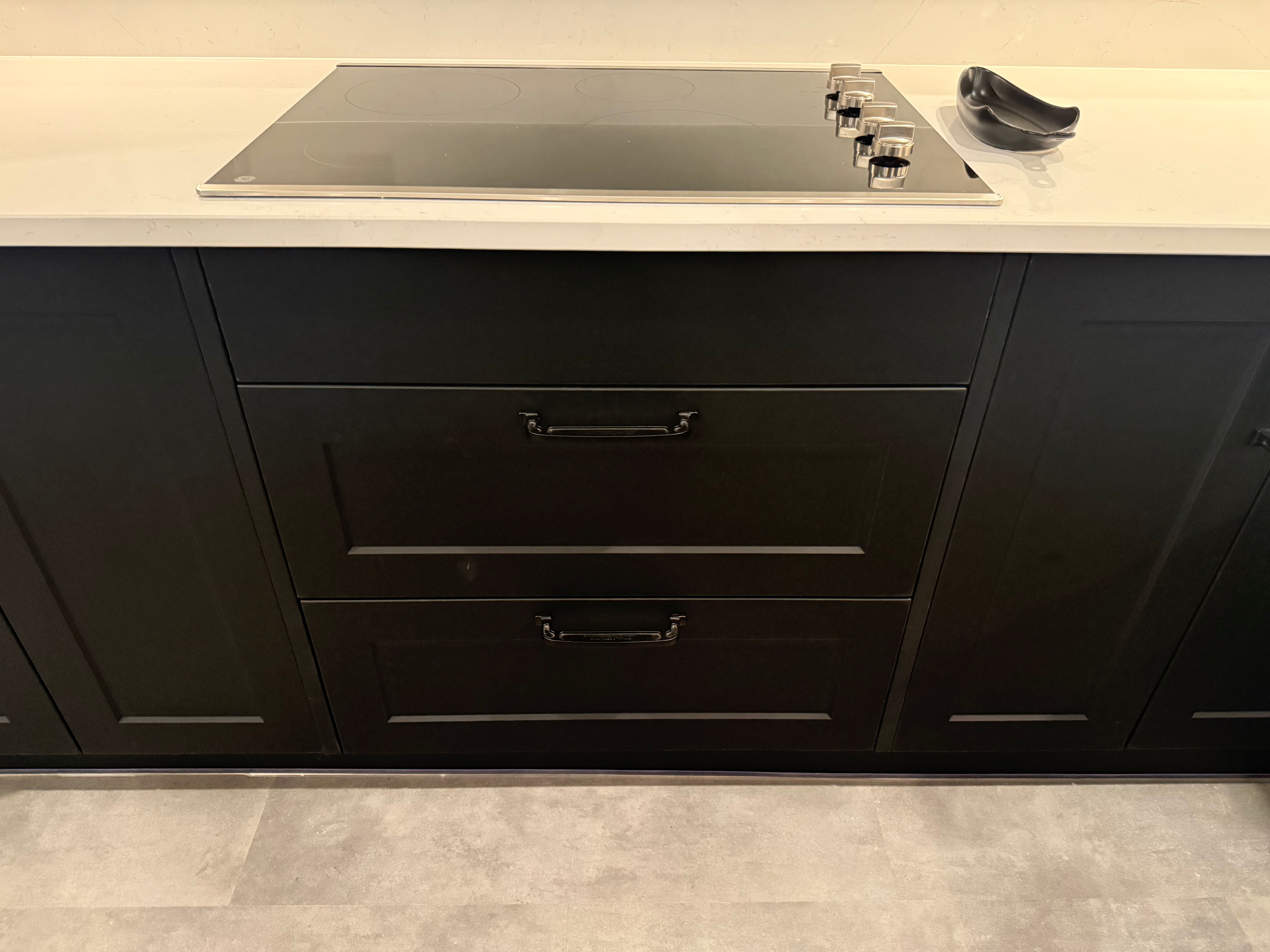 Wren Shaker Chelsea Juratek Nero Matte Kitchen