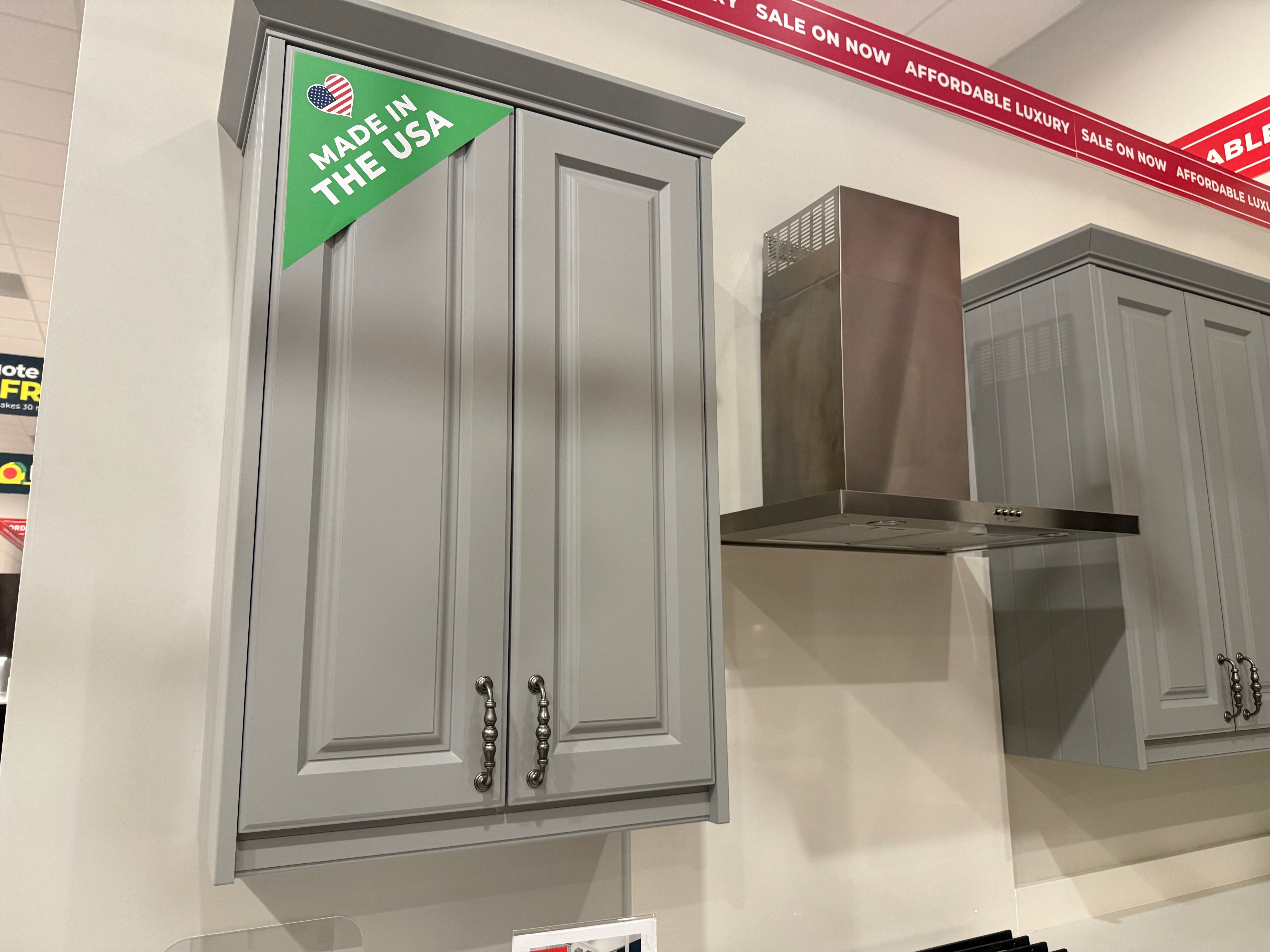 Wren Georgian Juratek Ash Gray Matte Kitchen Corner