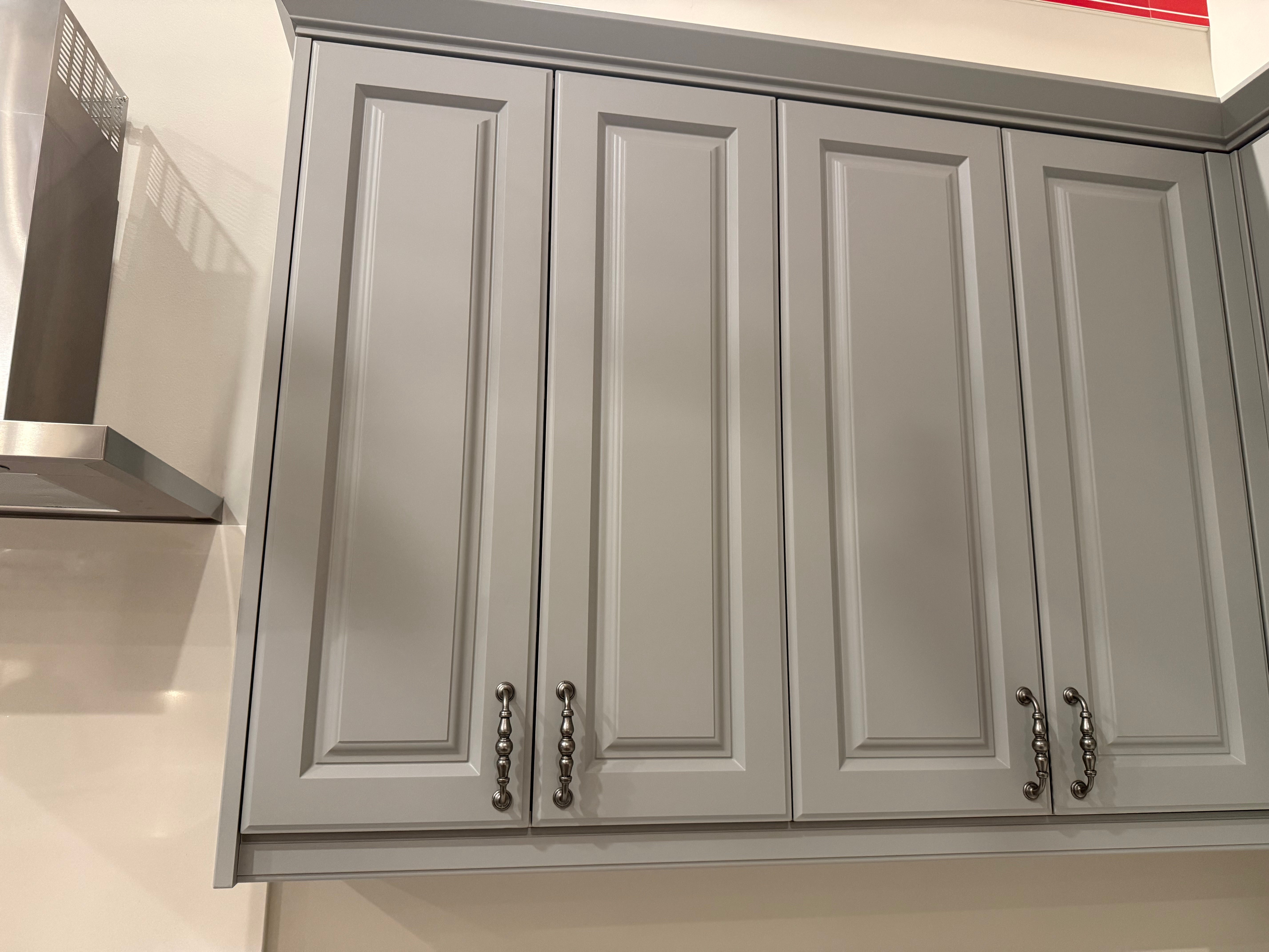 Wren Georgian Juratek Ash Gray Matte Kitchen Corner