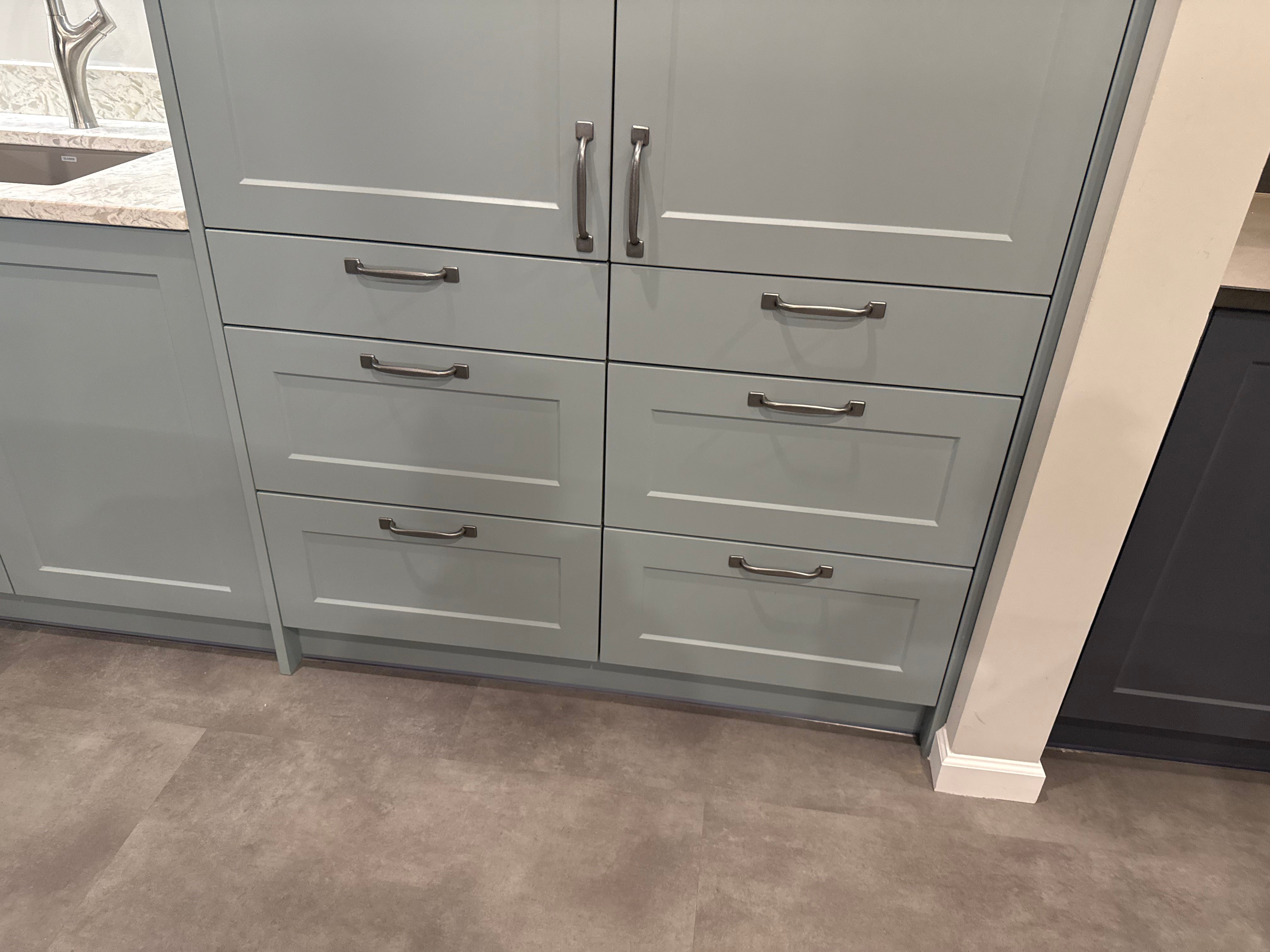 Wren Shaker Chelsea Juratek Cloud Blue Matte Kitchen