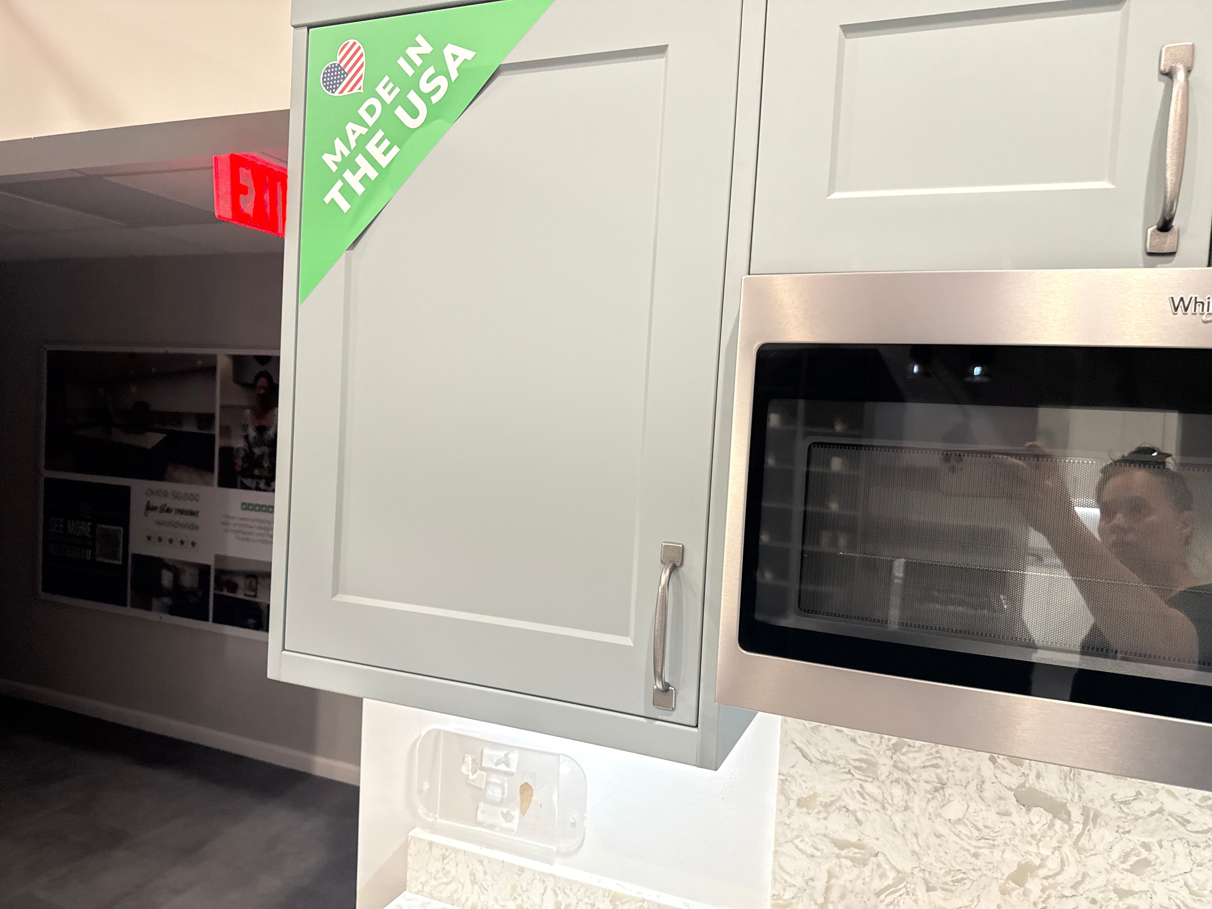 Wren Shaker Chelsea Juratek Cloud Blue Matte Kitchen