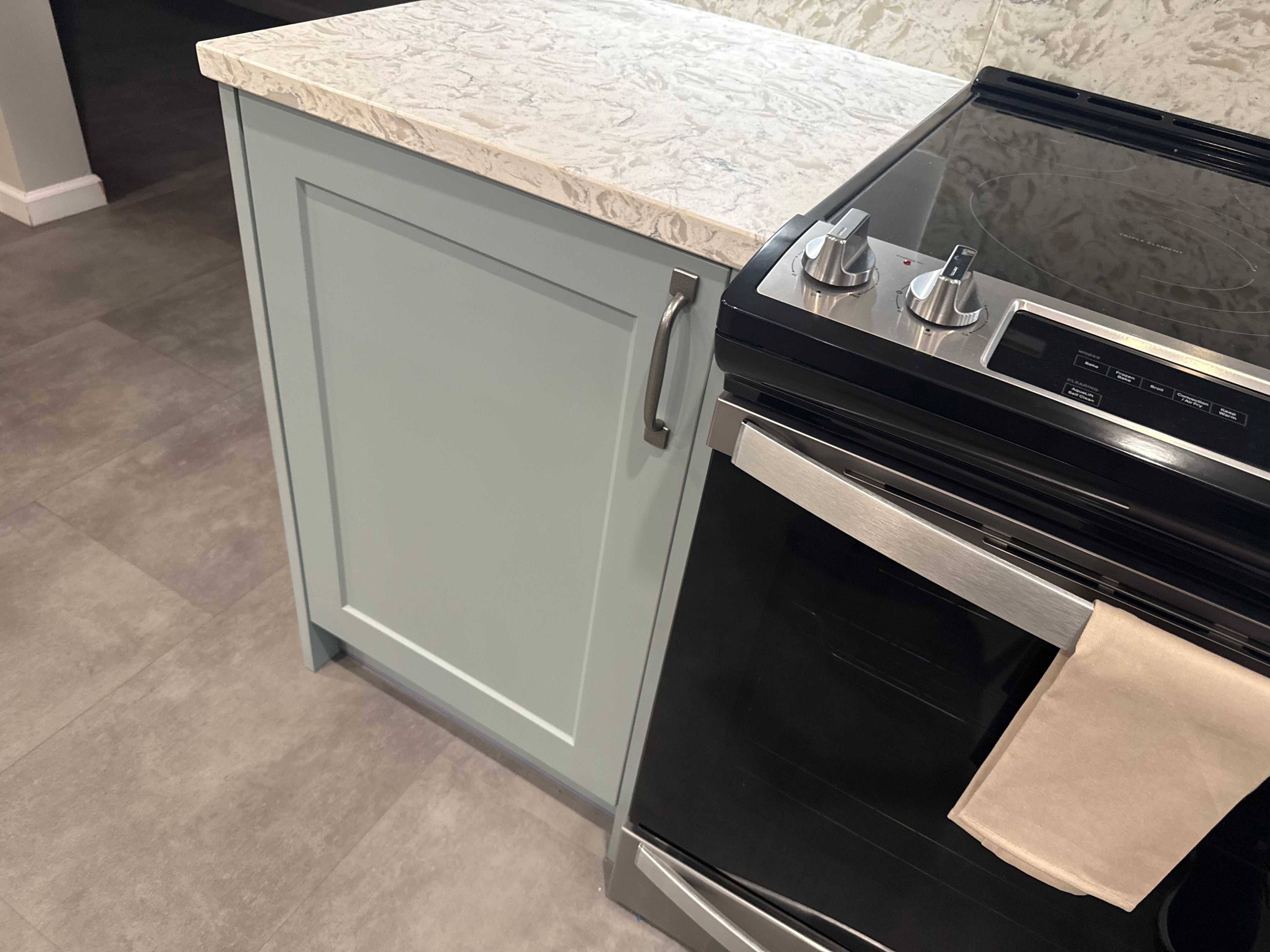 Wren Shaker Chelsea Juratek Cloud Blue Matte Kitchen