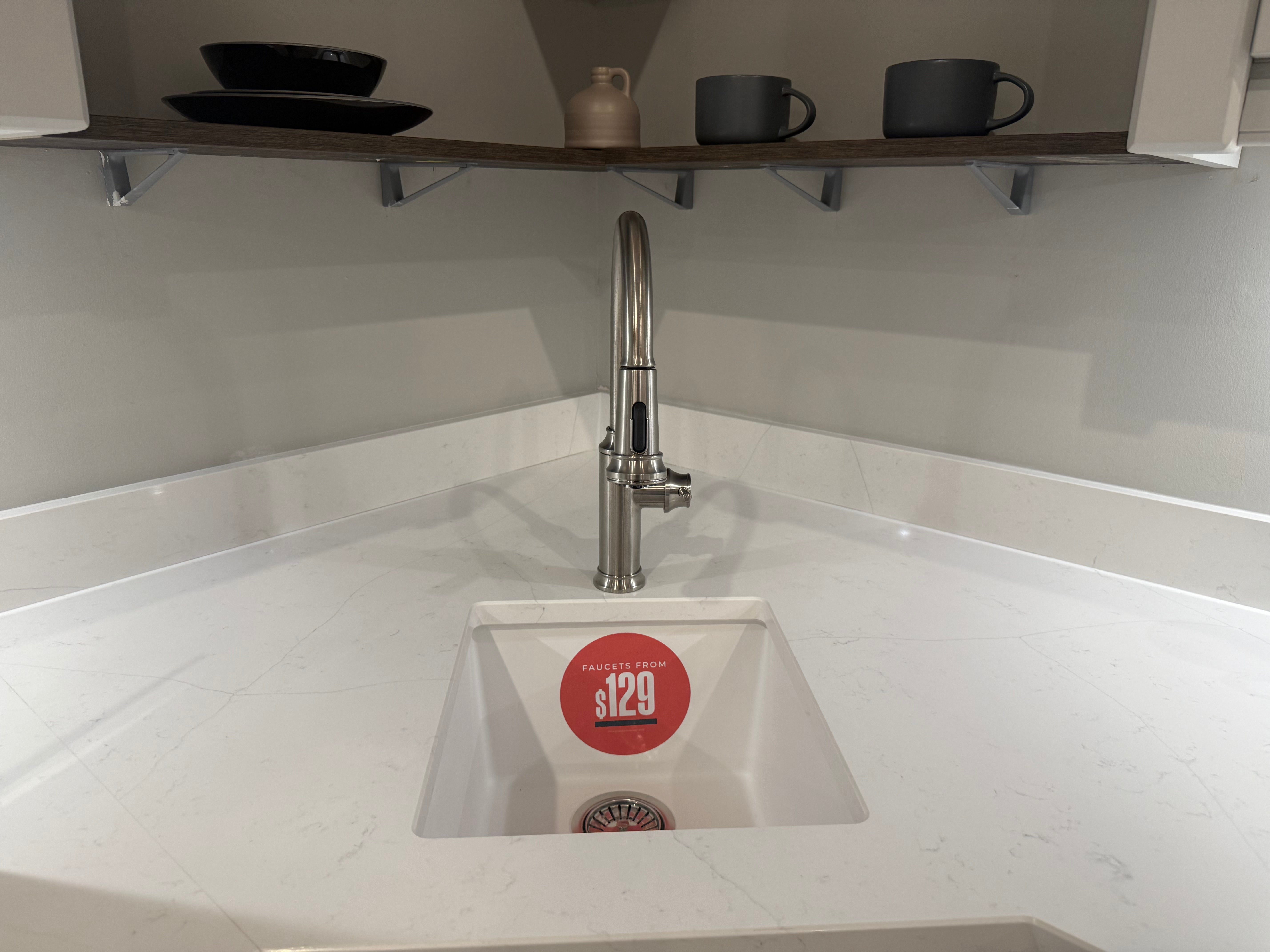 Wren Shaker Forest Classic Dust Gray & Shadow Grain Kitchen