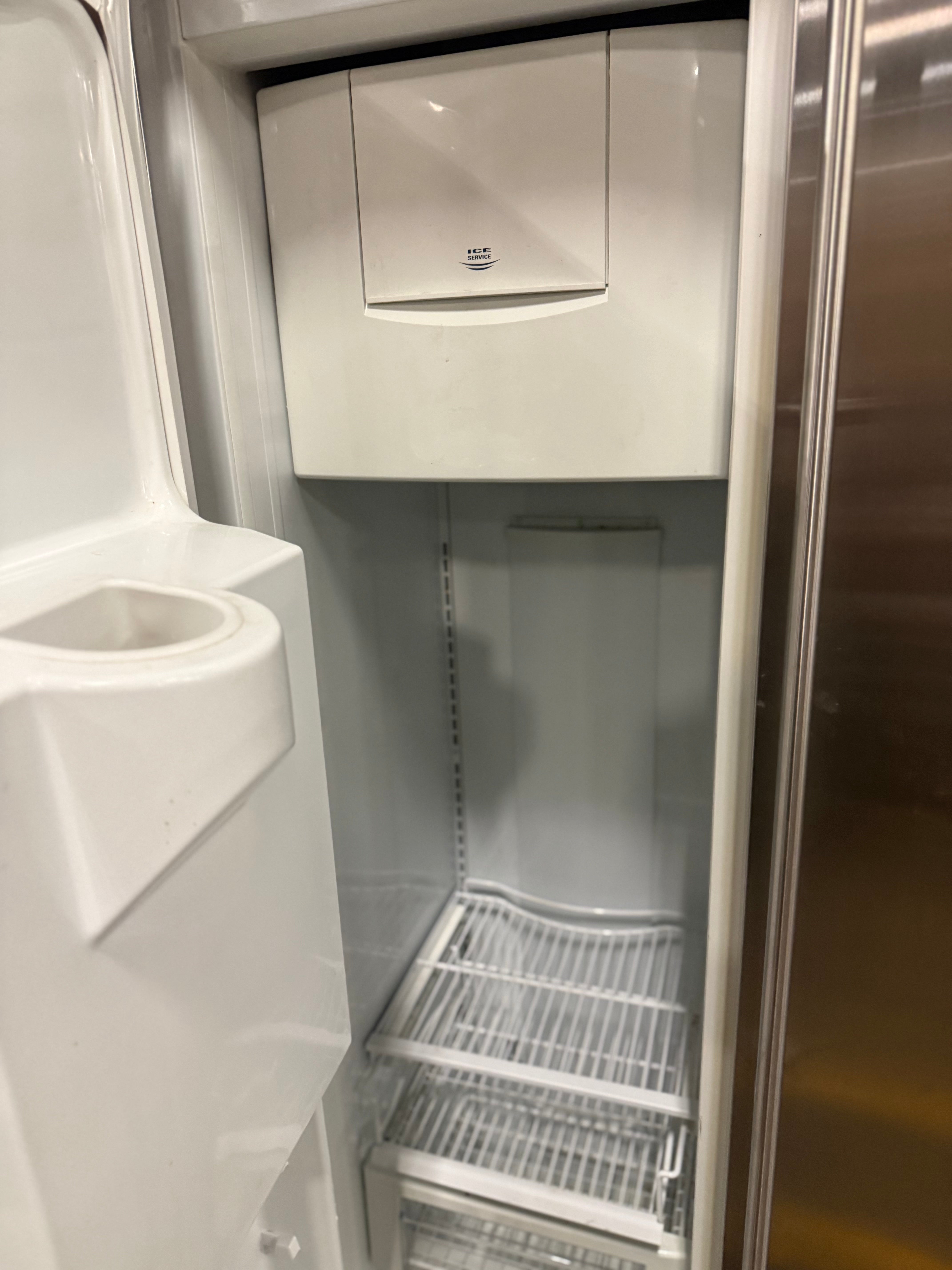 GE Monogram ZISS480DRAS 48" Stainless Steel Side by Side Refrigerator