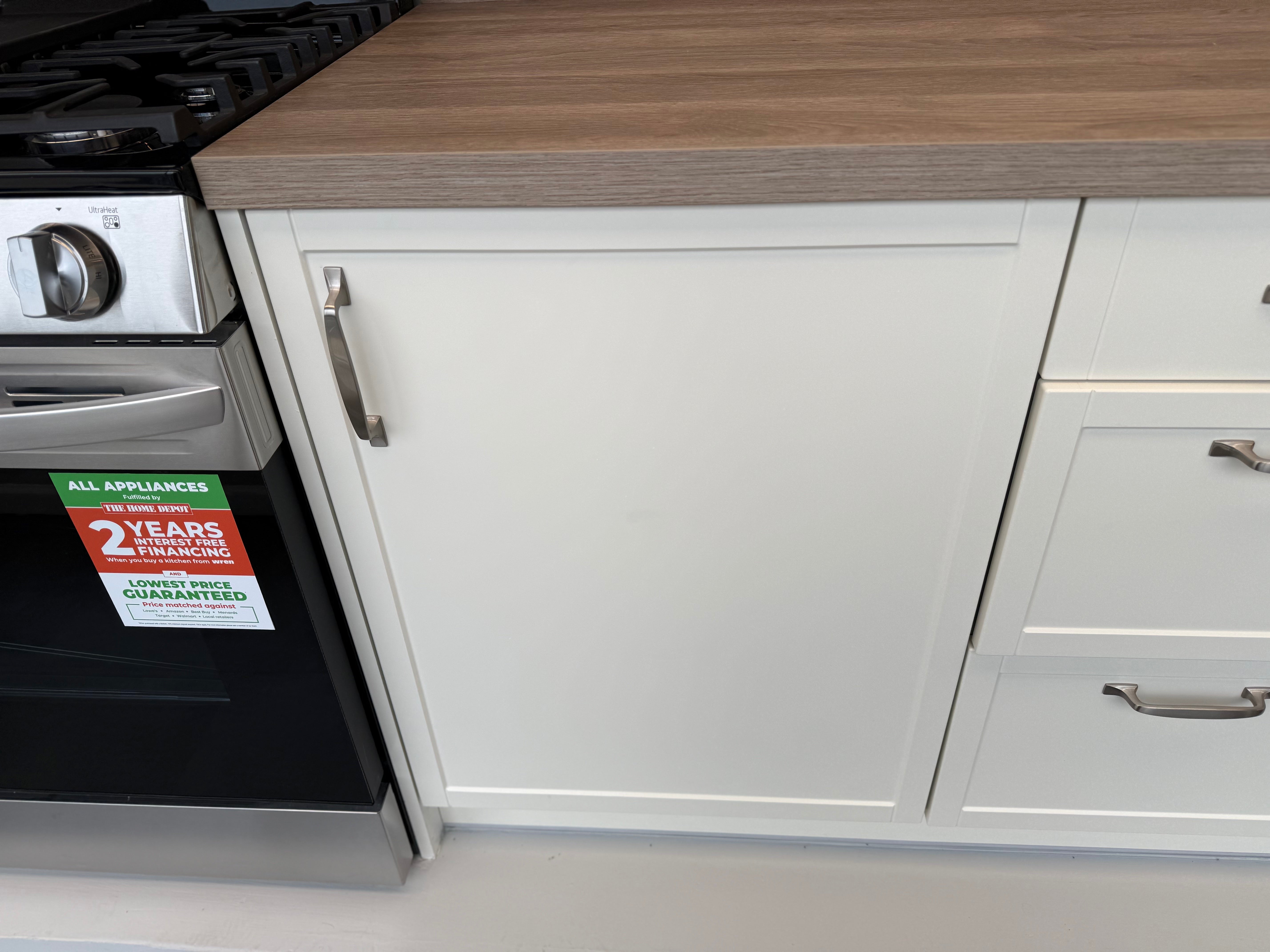 Wren Shaker Slim Matte Cream Kitchen