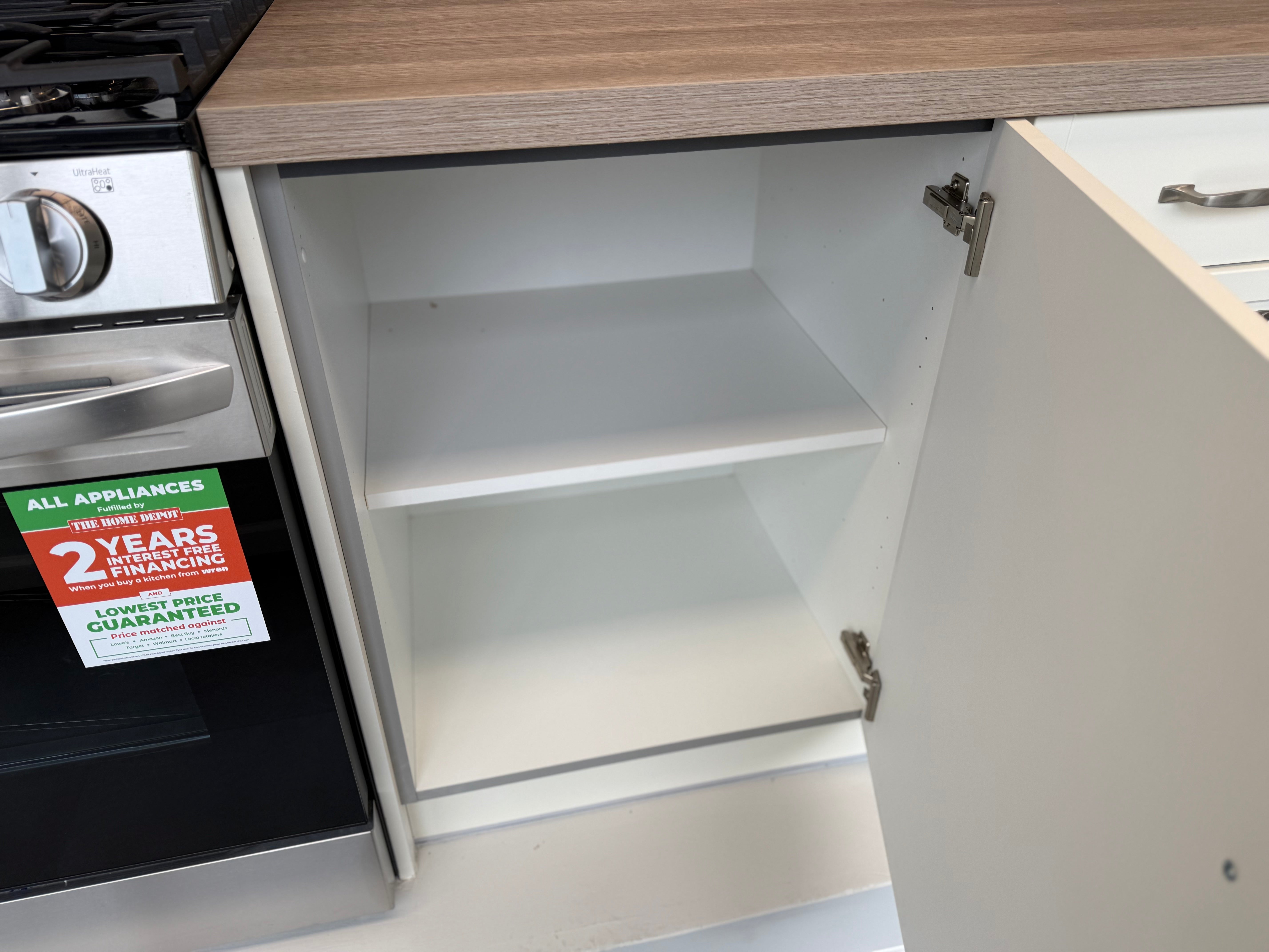 Wren Shaker Slim Matte Cream Kitchen
