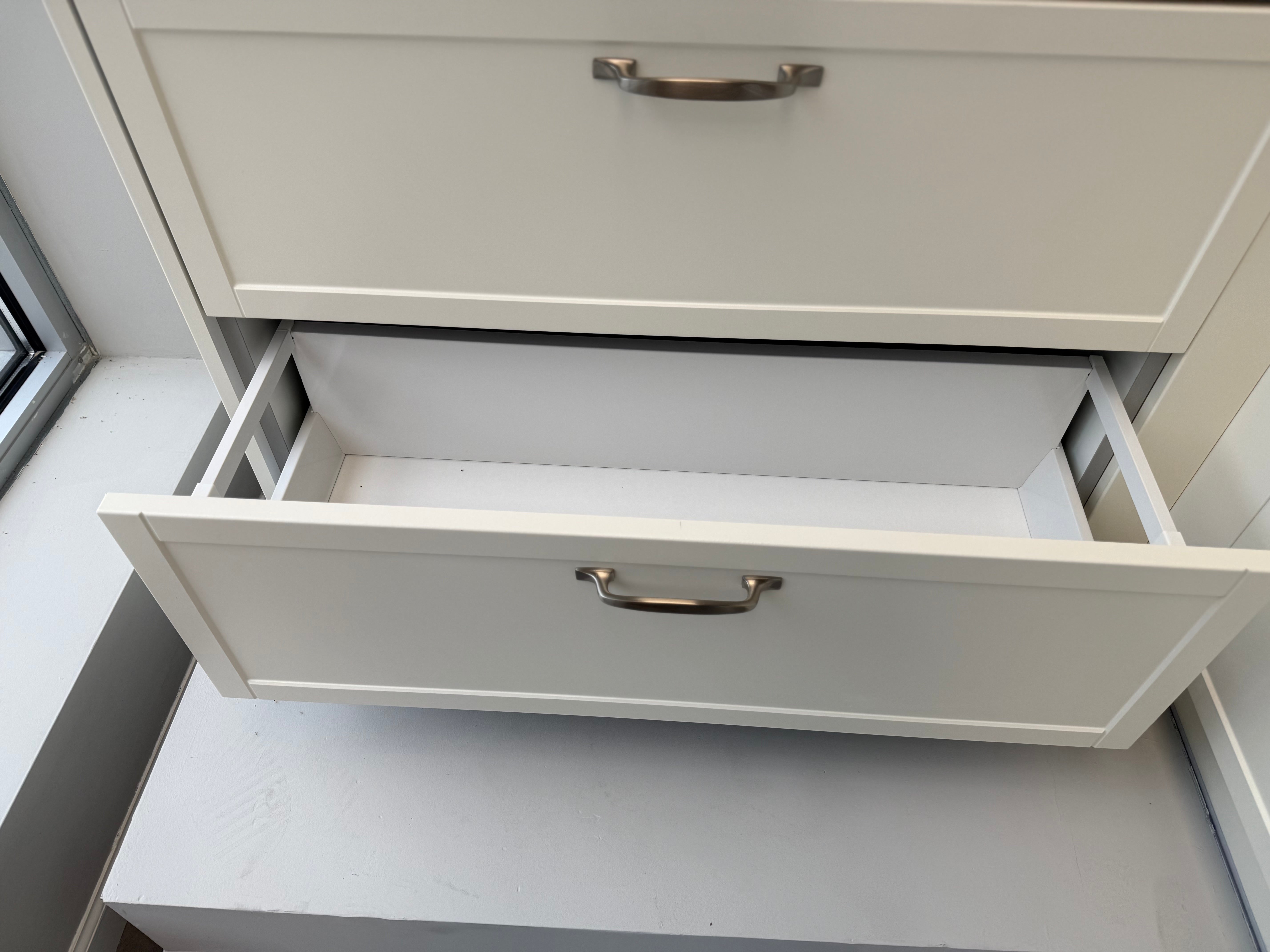 Wren Shaker Slim Matte Cream Kitchen