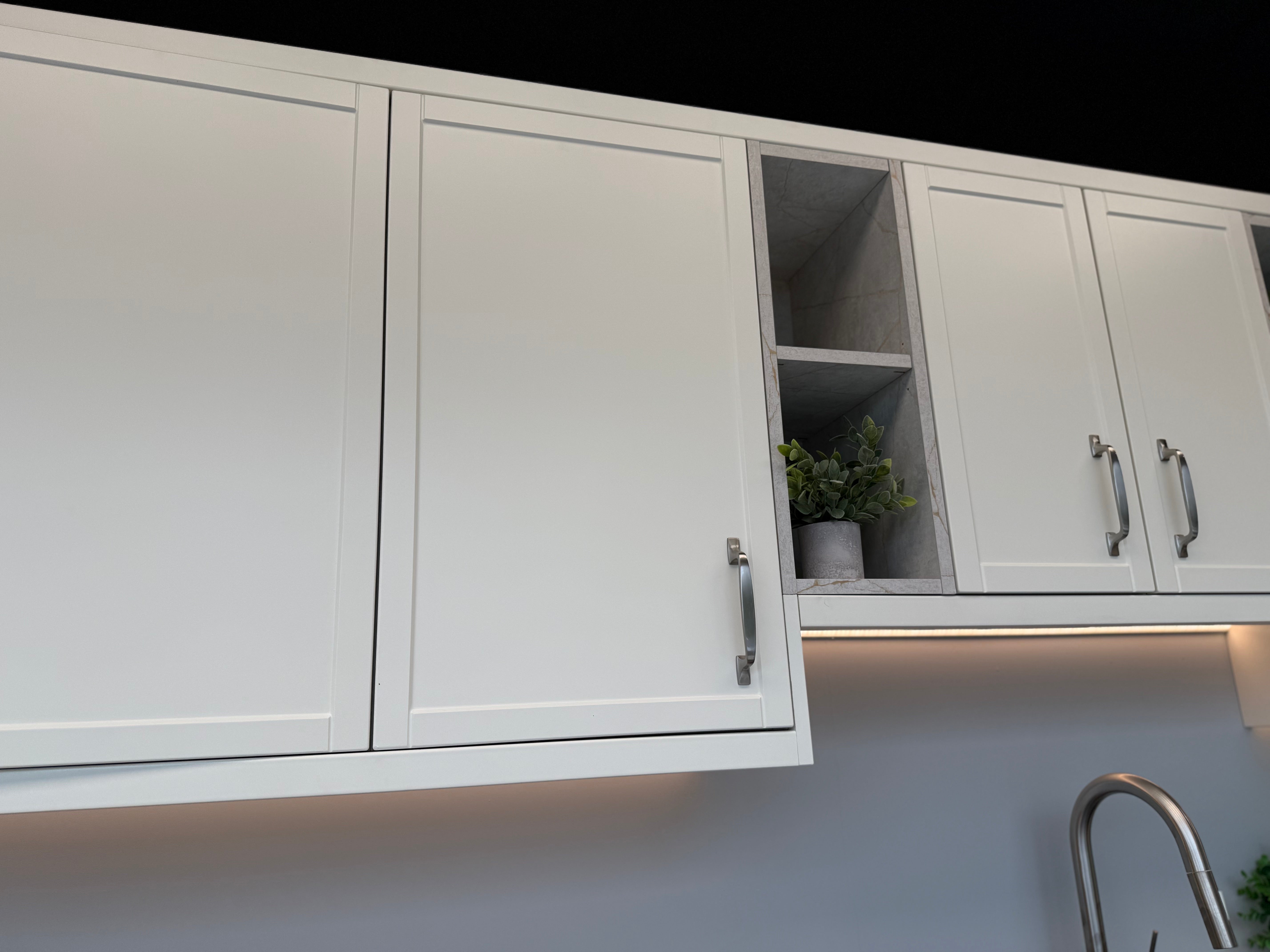 Wren Shaker Slim Matte Cream Kitchen