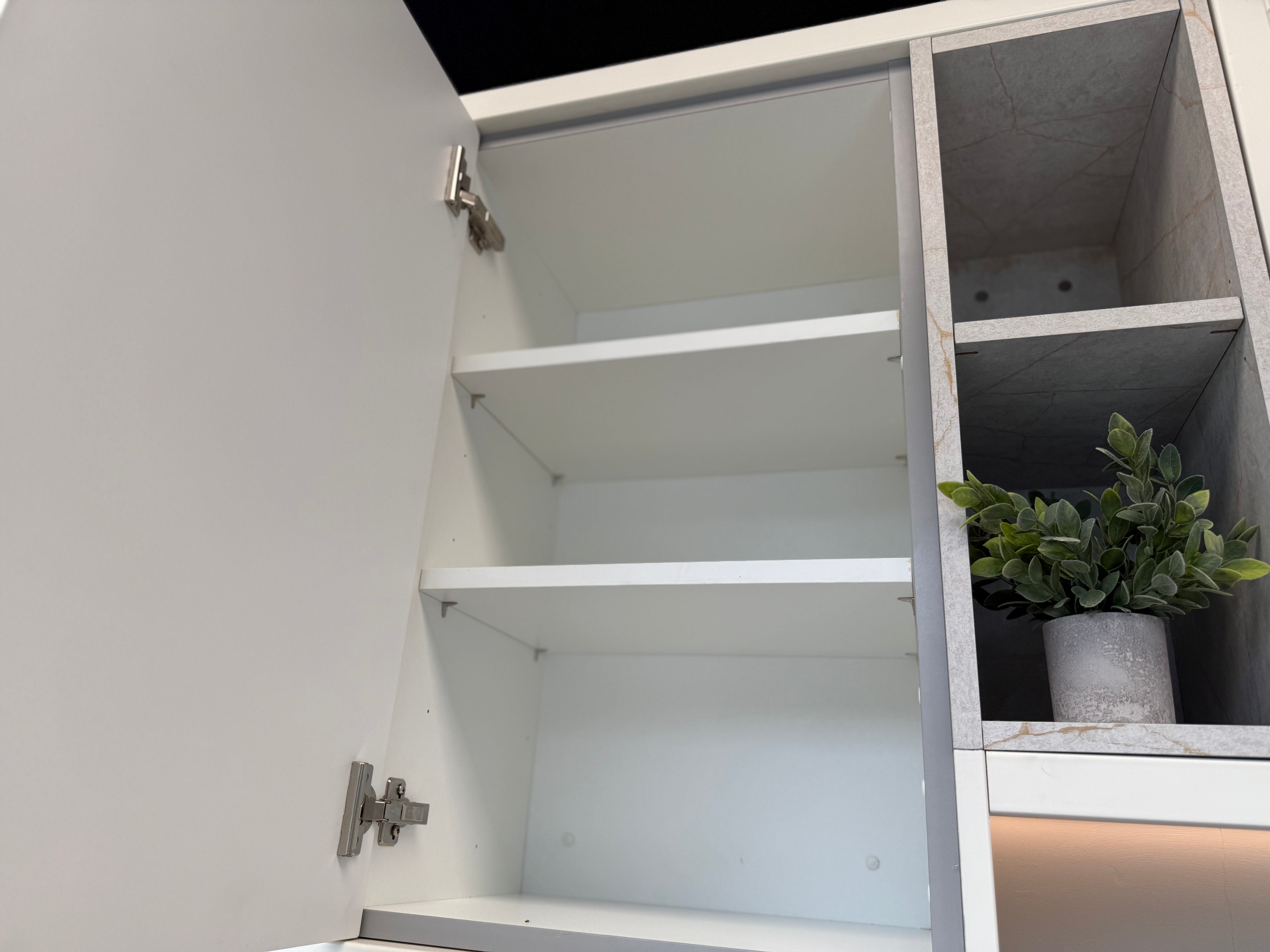 Wren Shaker Slim Matte Cream Kitchen