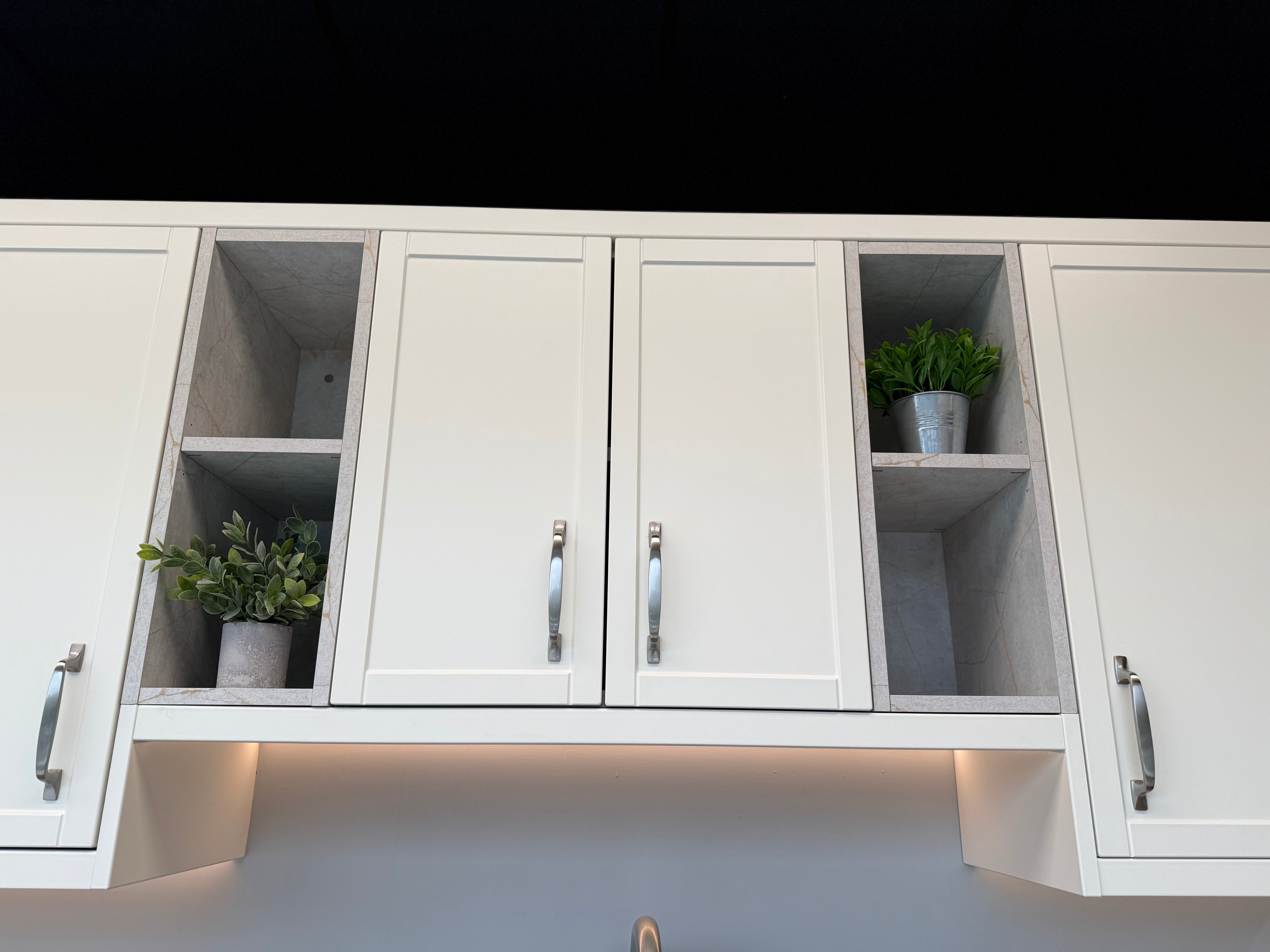 Wren Shaker Slim Matte Cream Kitchen