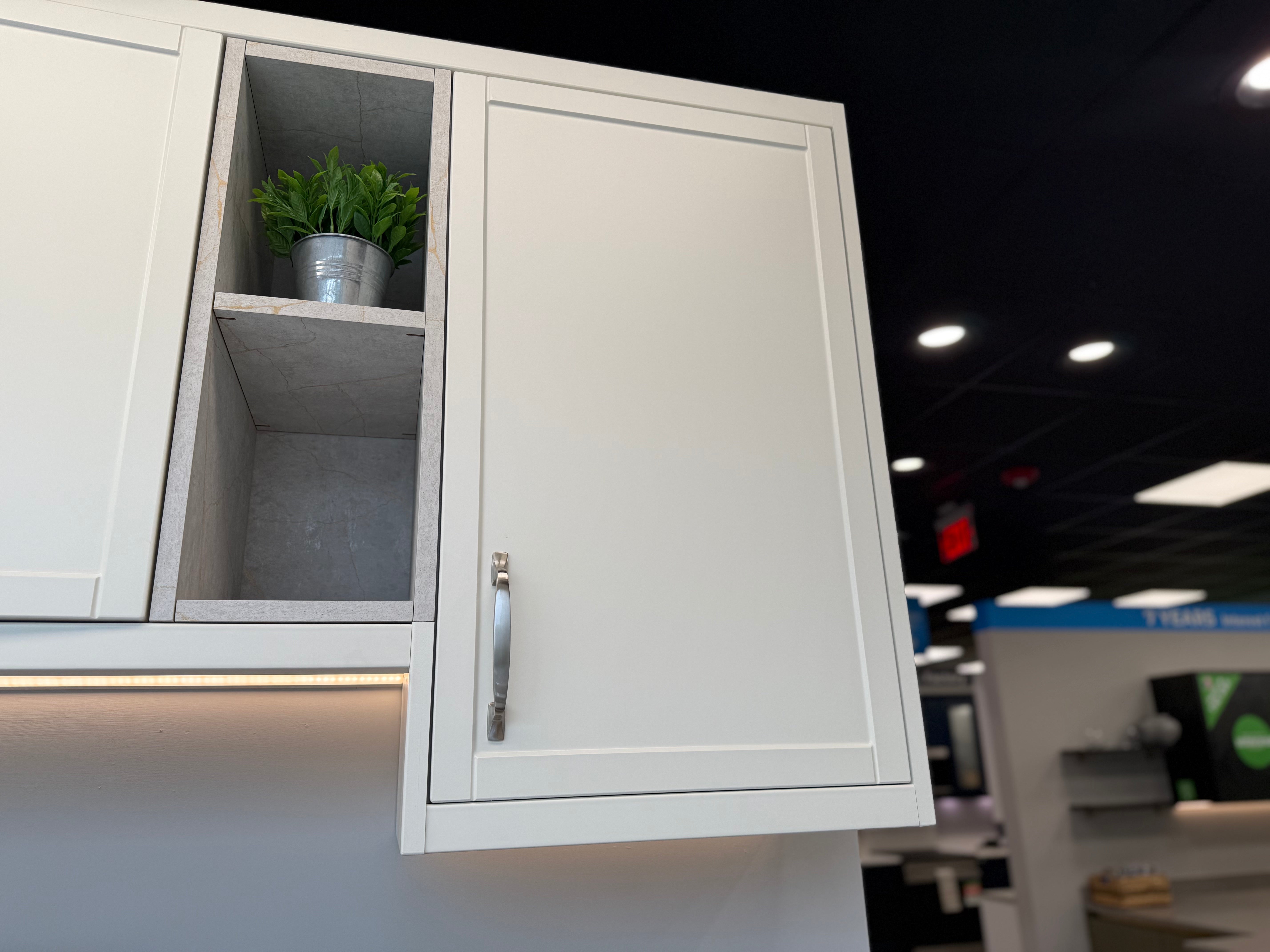 Wren Shaker Slim Matte Cream Kitchen