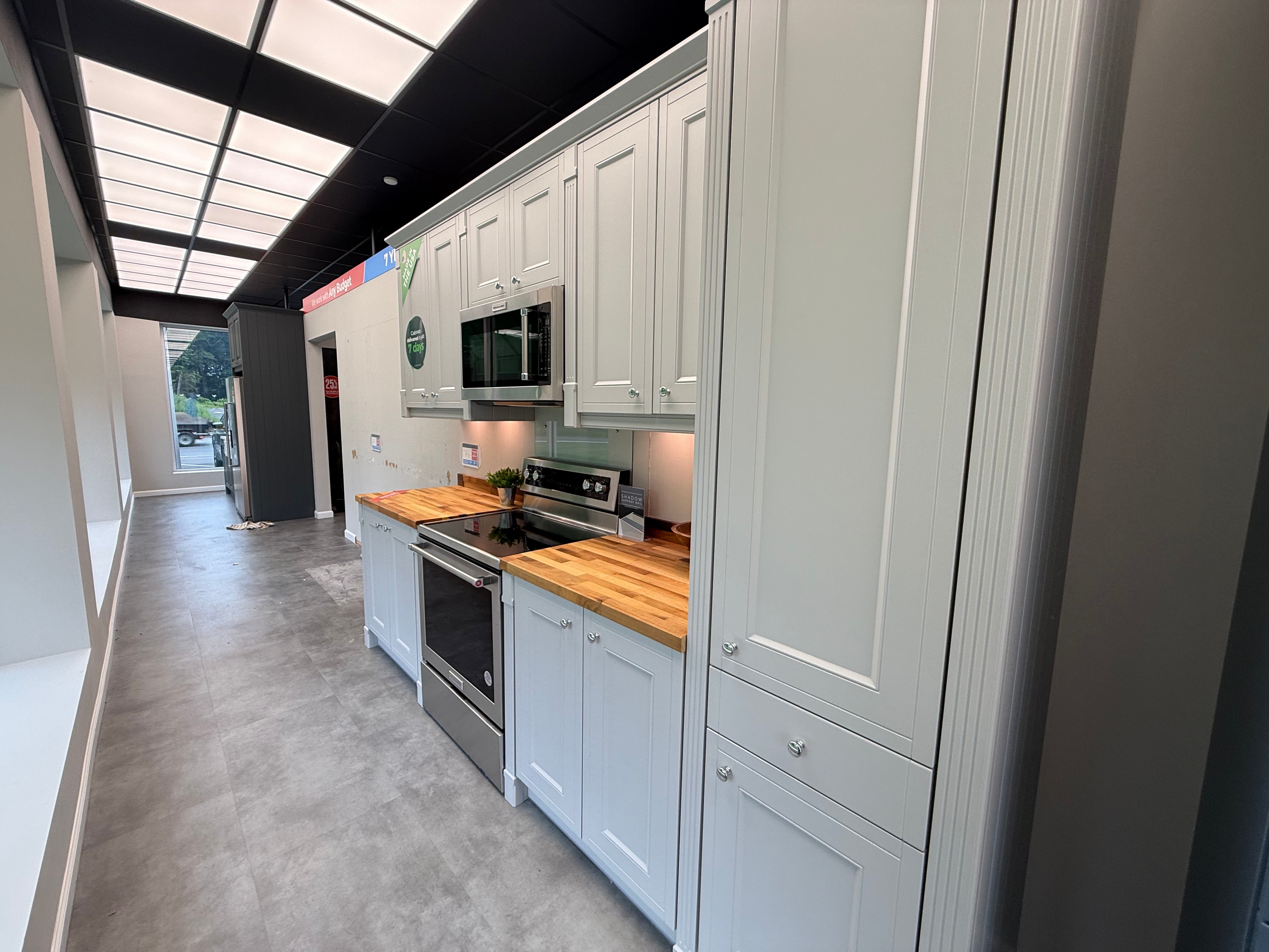 Wren Country Juratek Matte Pebble Gray Kitchen Wall