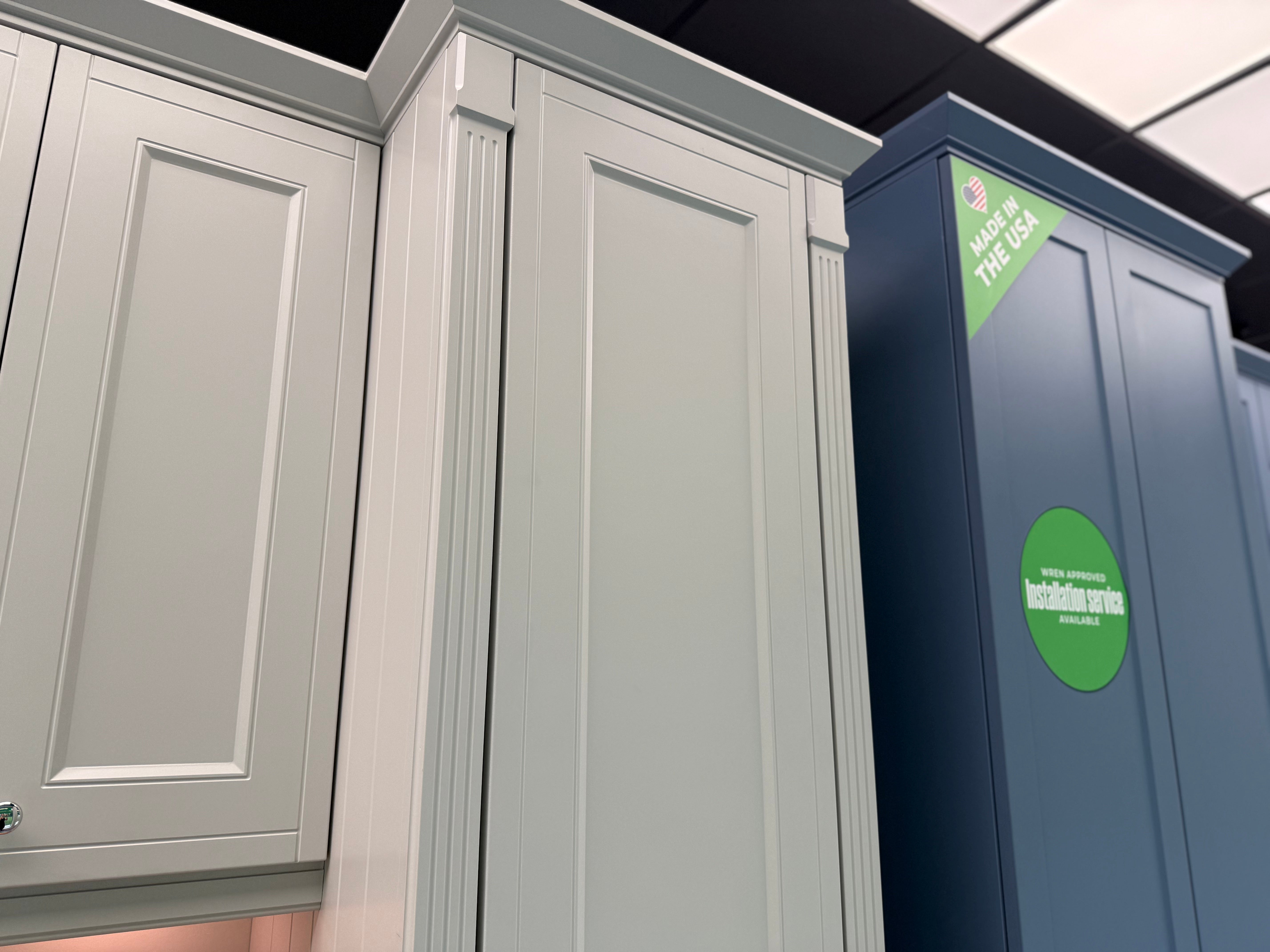 Wren Country Juratek Matte Pebble Gray Kitchen Wall