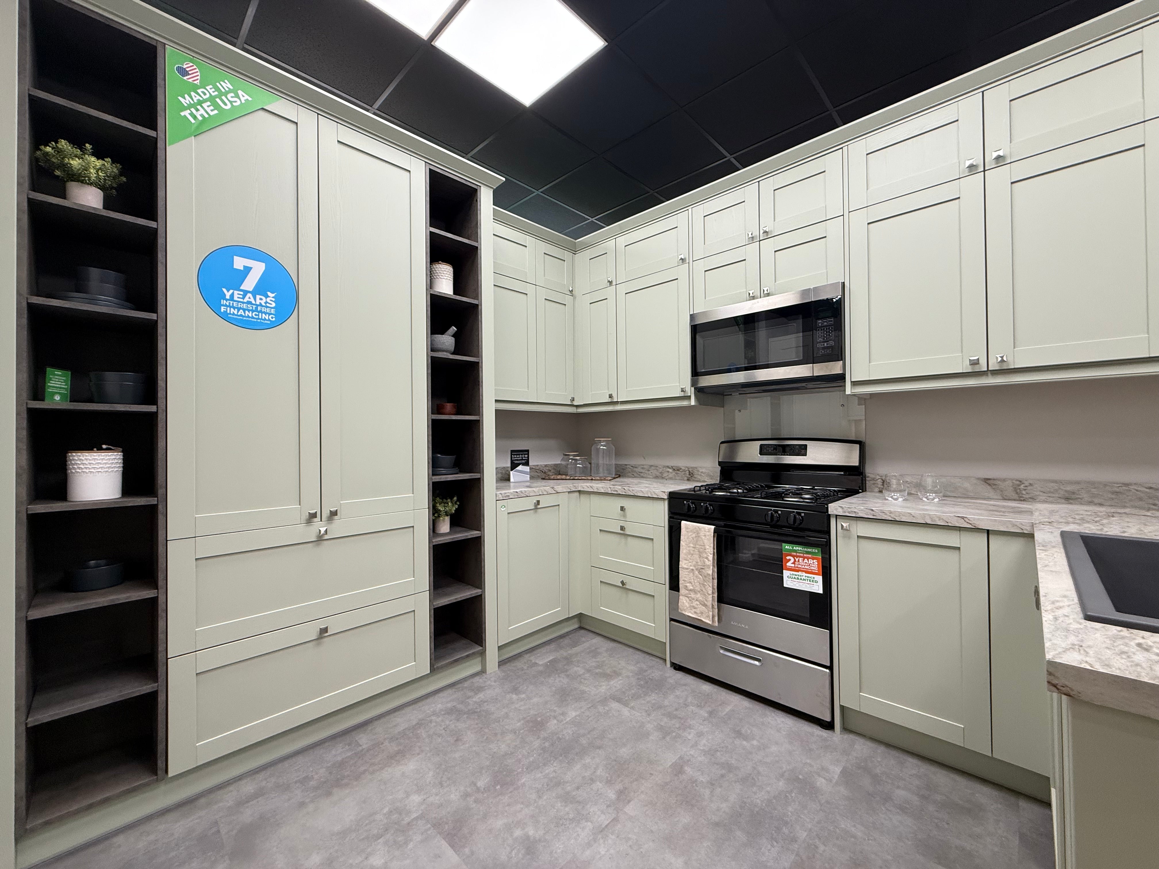 Wren Infinity Plus Shaker Forest Classic Thyme Grain Kitchen