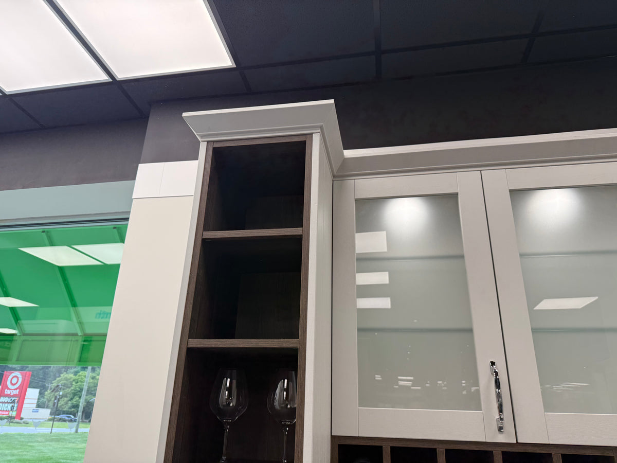 Wren Shaker Forest Classic Dust Gray & Shadow Grain Kitchen