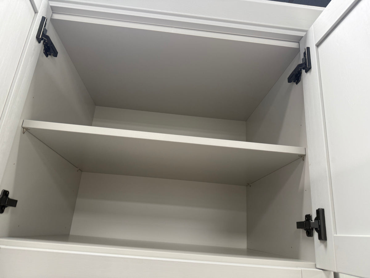Wren Shaker Forest Classic Dust Gray & Shadow Grain Kitchen