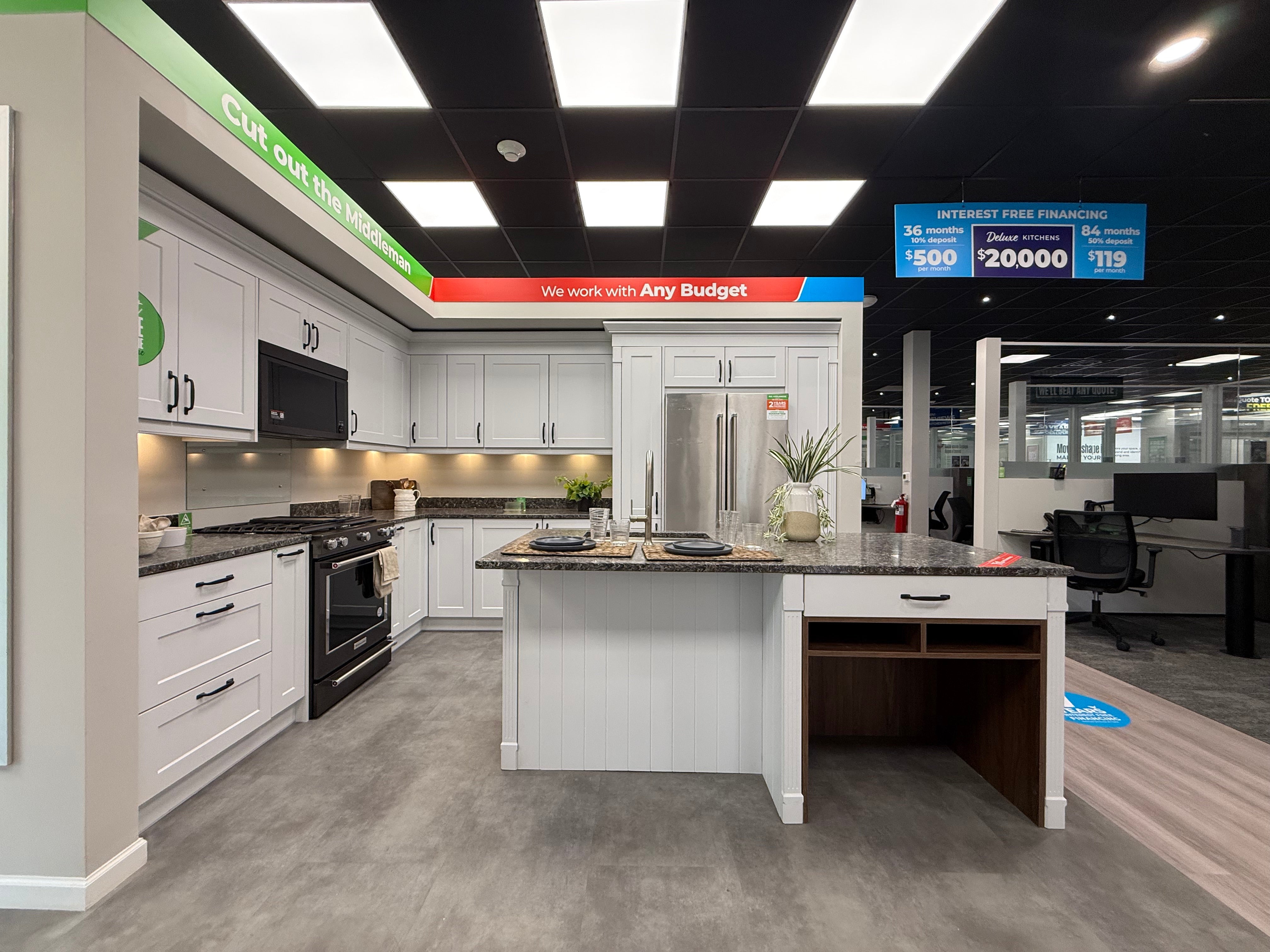 Wren Shaker Chelsea Juratek Matte Chalk White Kitchen with Island