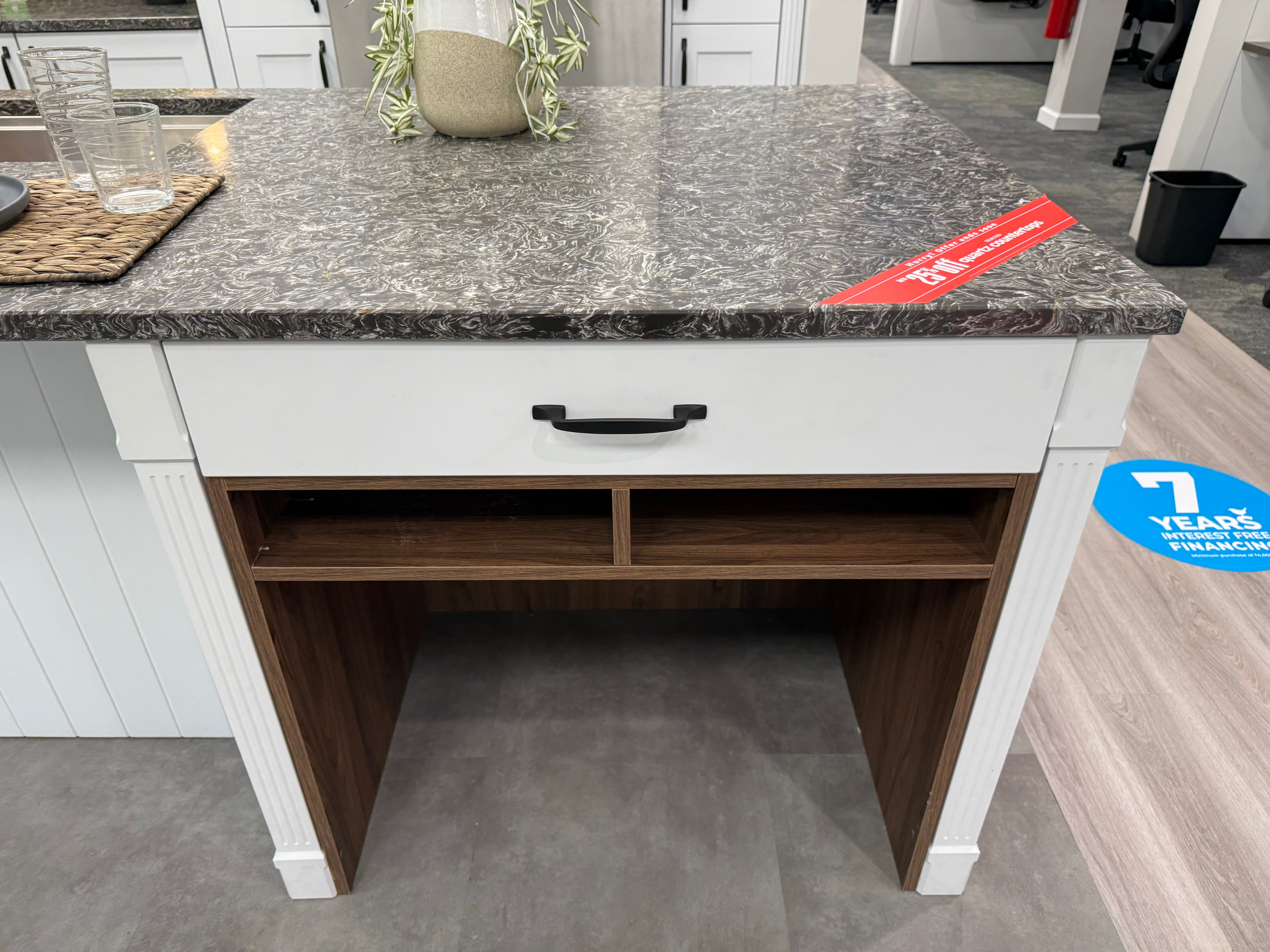 Wren Shaker Chelsea Juratek Matte Chalk White Kitchen with Island