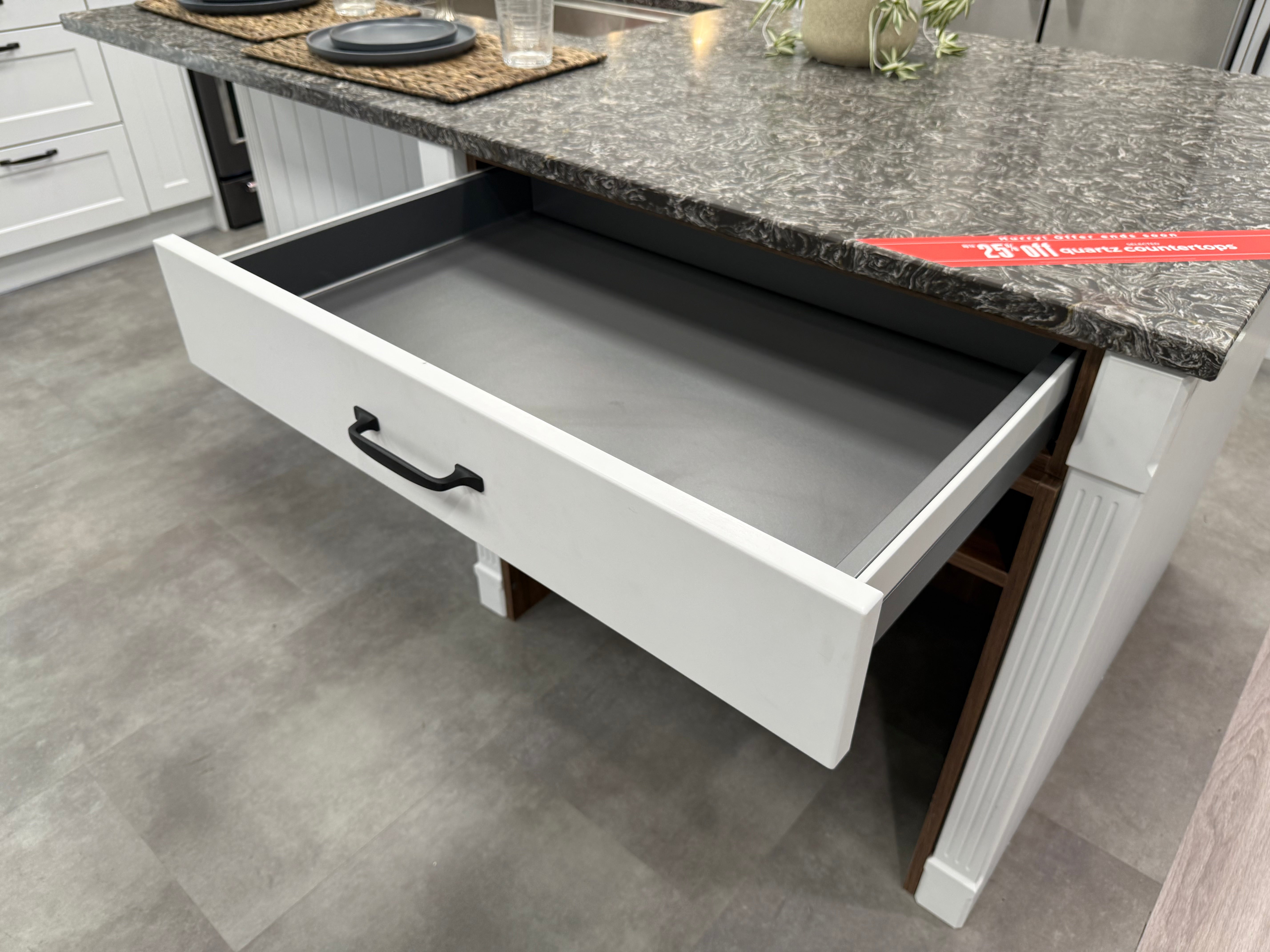 Wren Shaker Chelsea Juratek Matte Chalk White Kitchen with Island