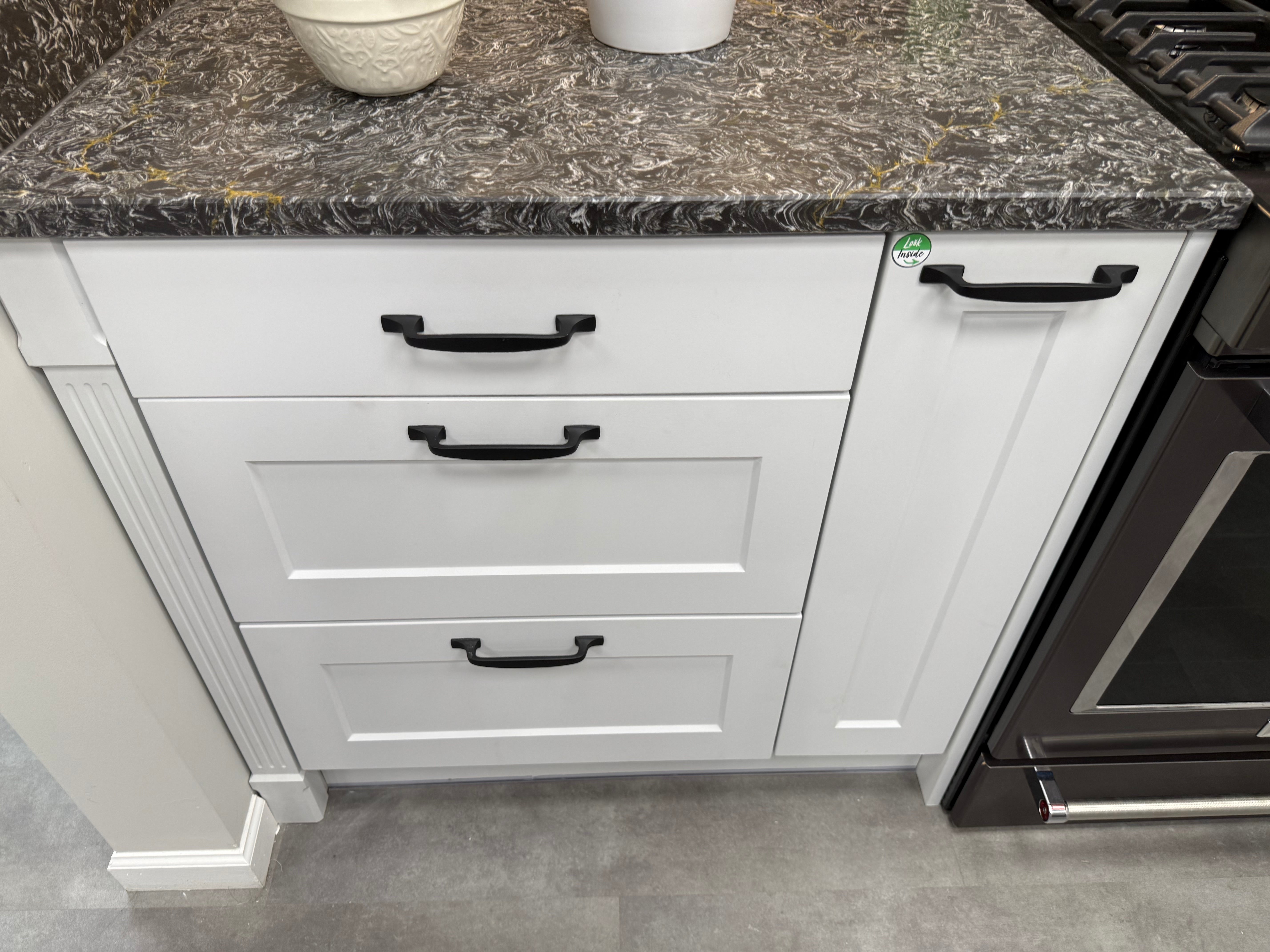 Wren Shaker Chelsea Juratek Matte Chalk White Kitchen with Island