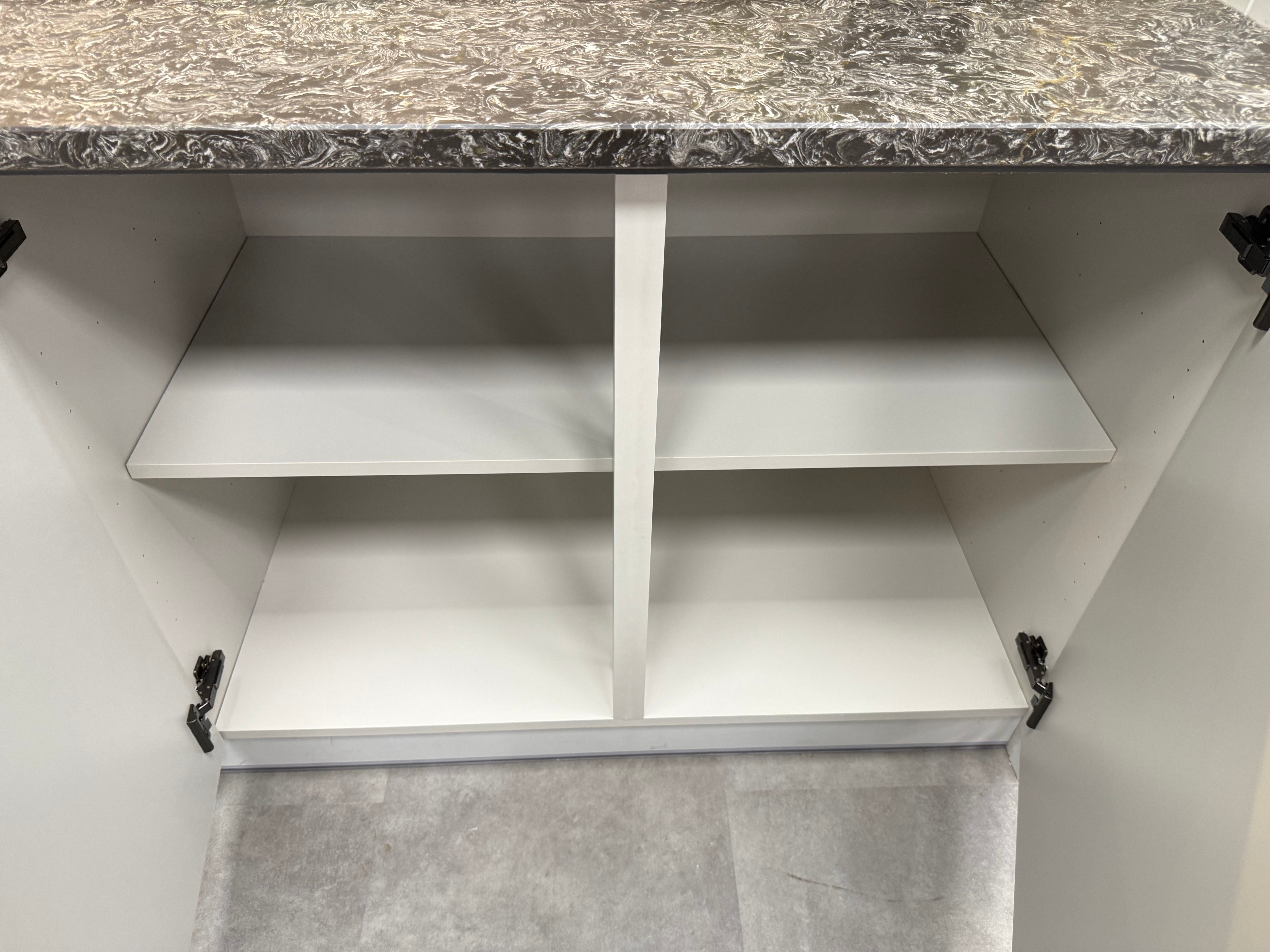 Wren Shaker Chelsea Juratek Matte Chalk White Kitchen with Island