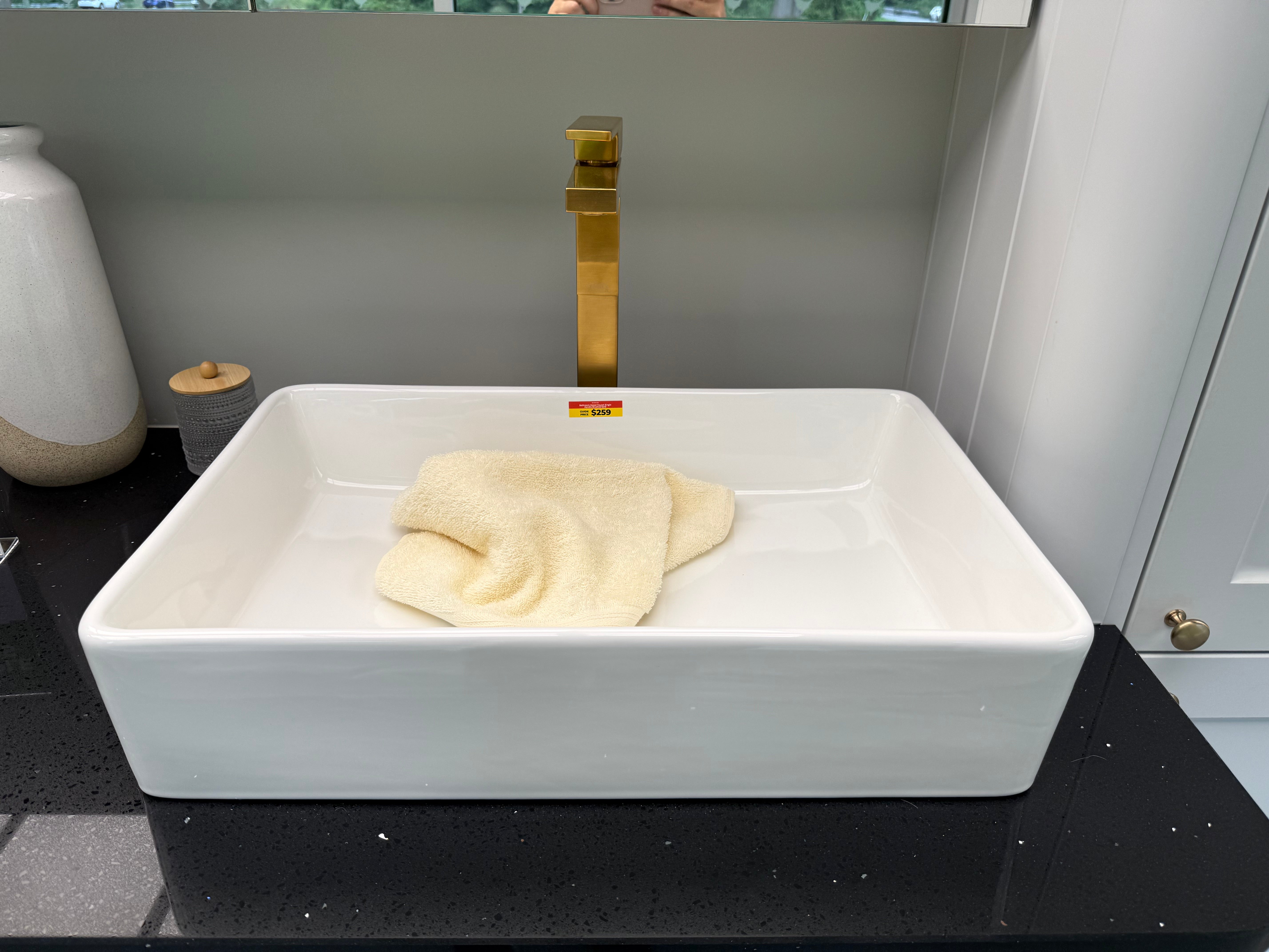 Wren Shaker Off White Built-In Double Vanity