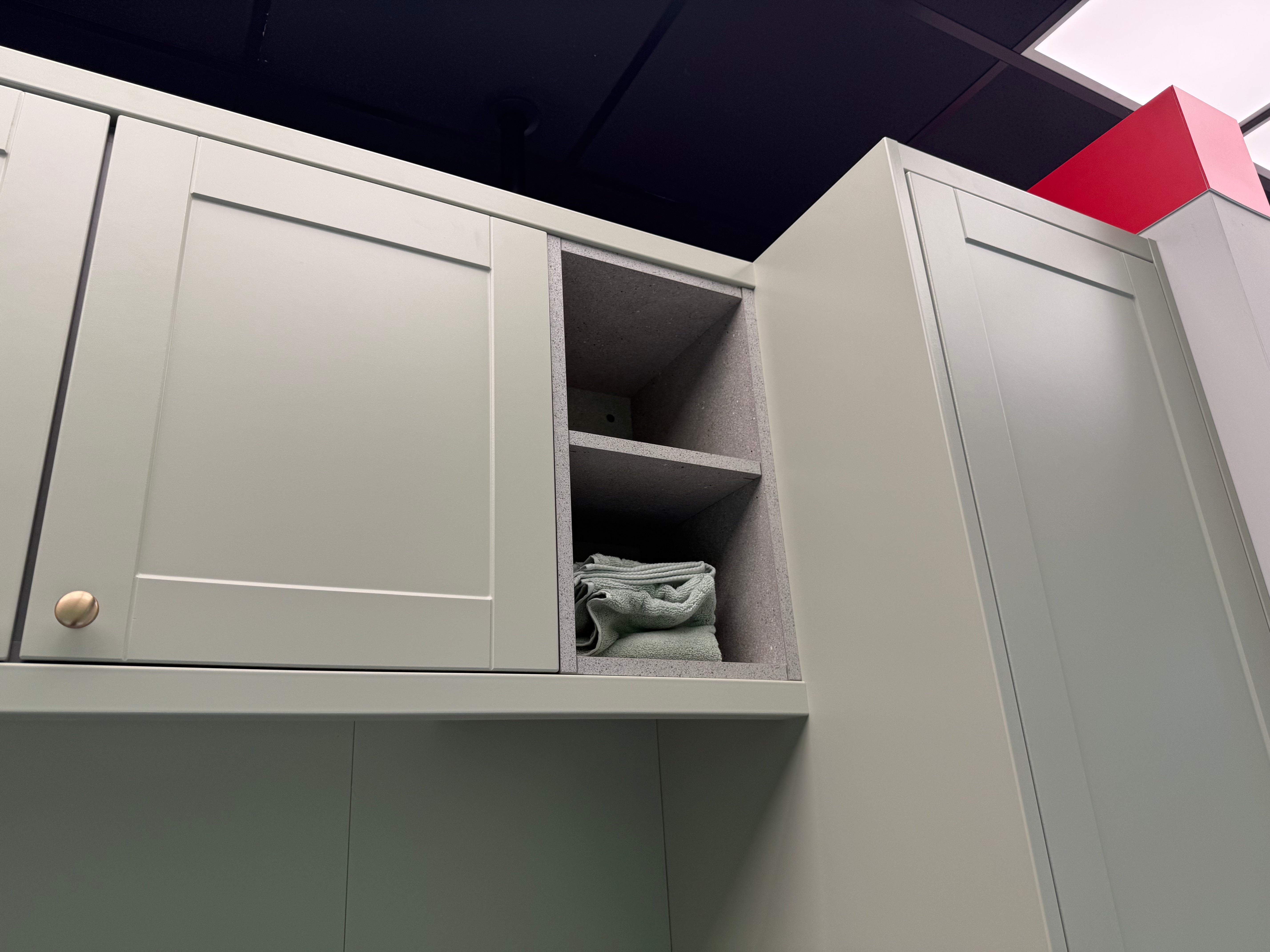 Wren Shaker Light Green Mudroom