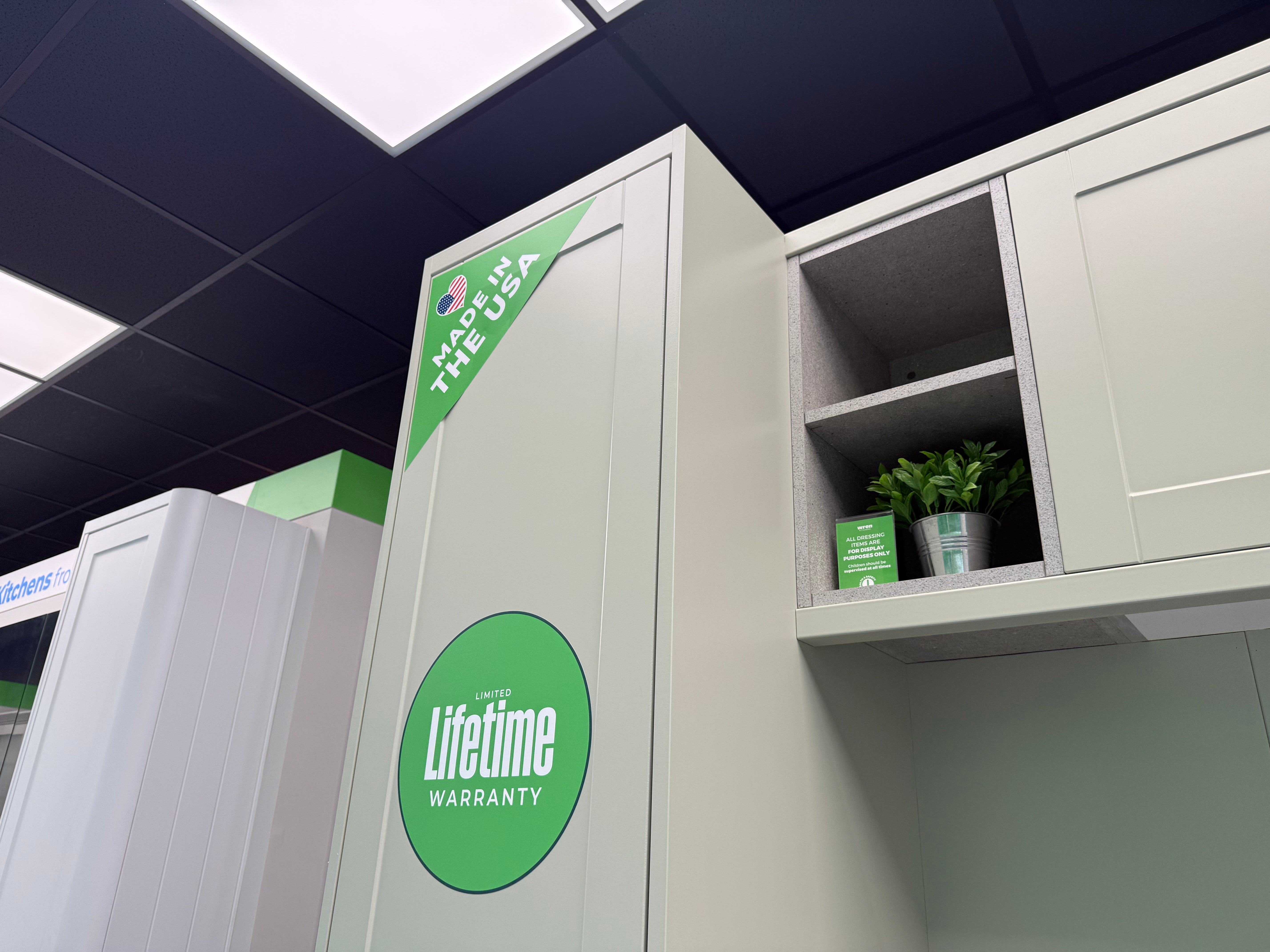 Wren Shaker Light Green Mudroom