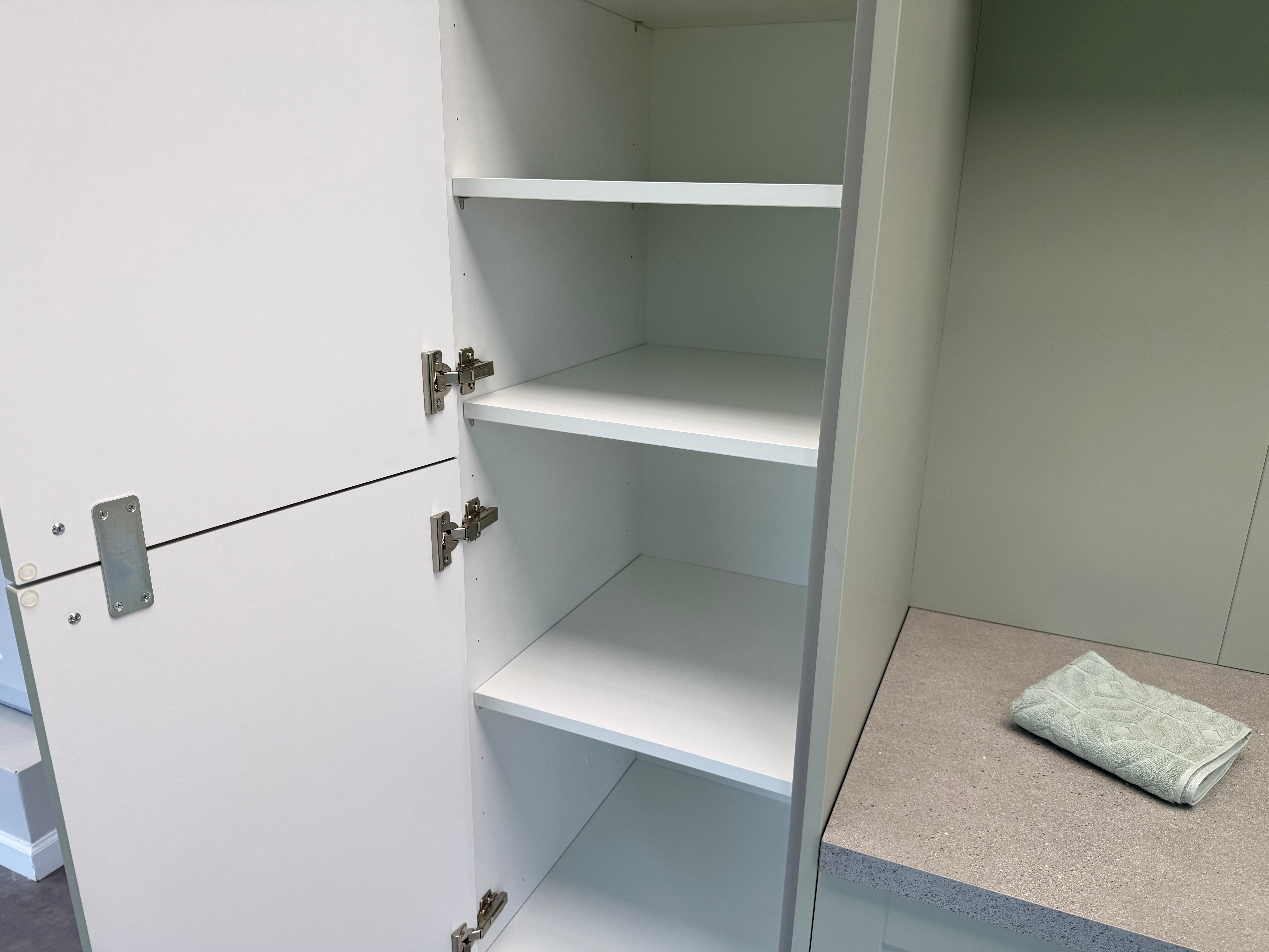 Wren Shaker Light Green Mudroom