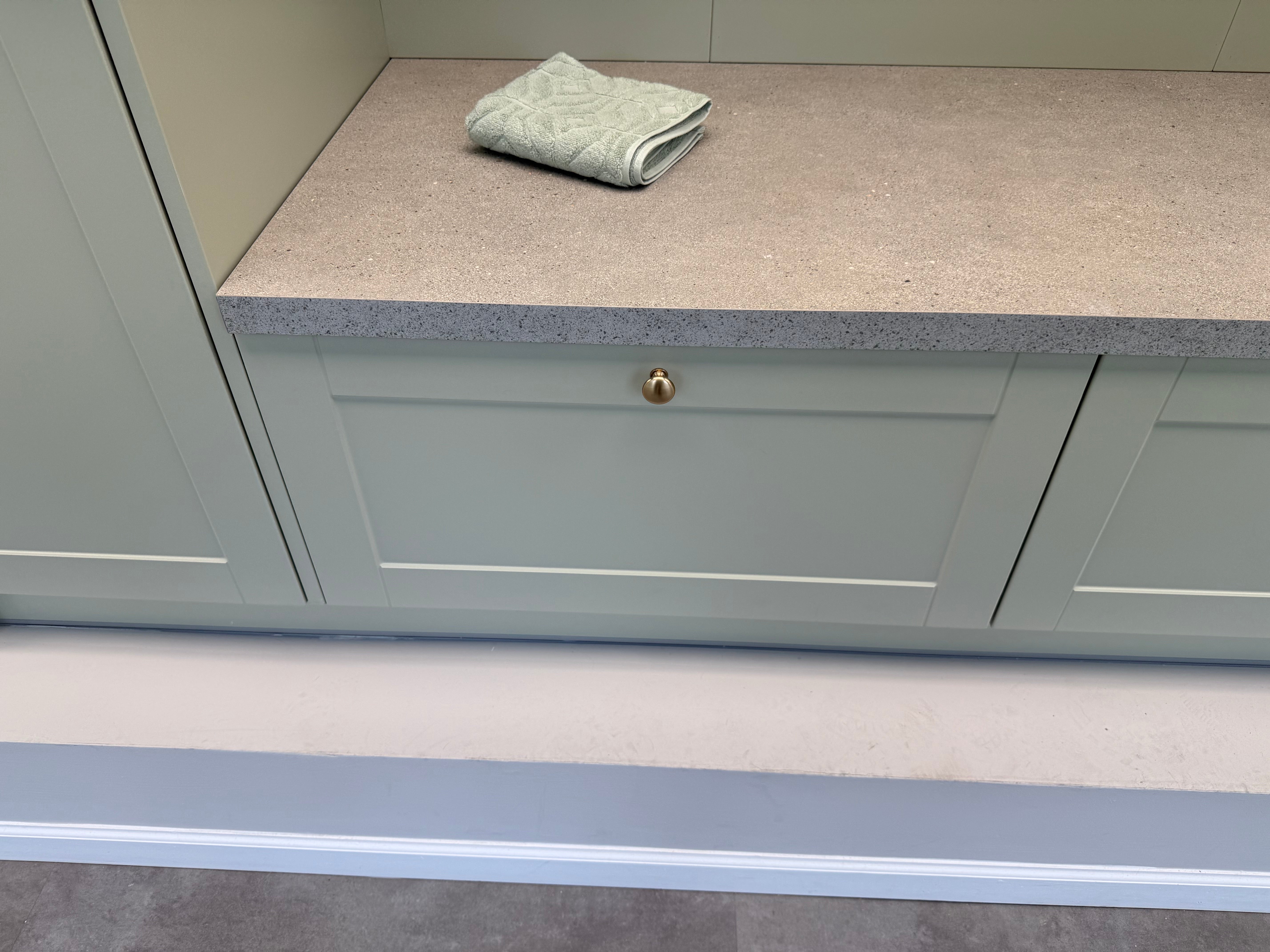 Wren Shaker Light Green Mudroom