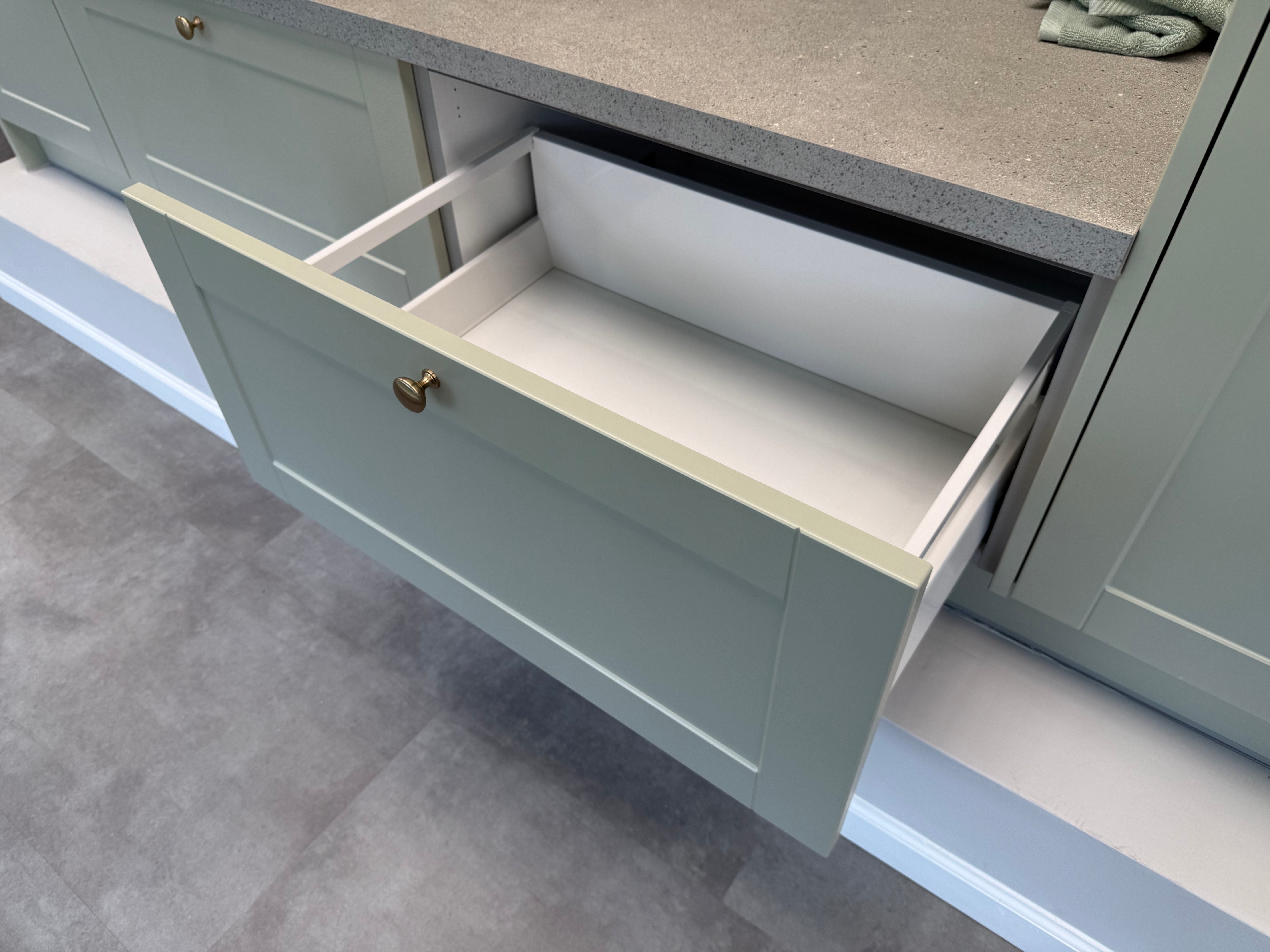 Wren Shaker Light Green Mudroom