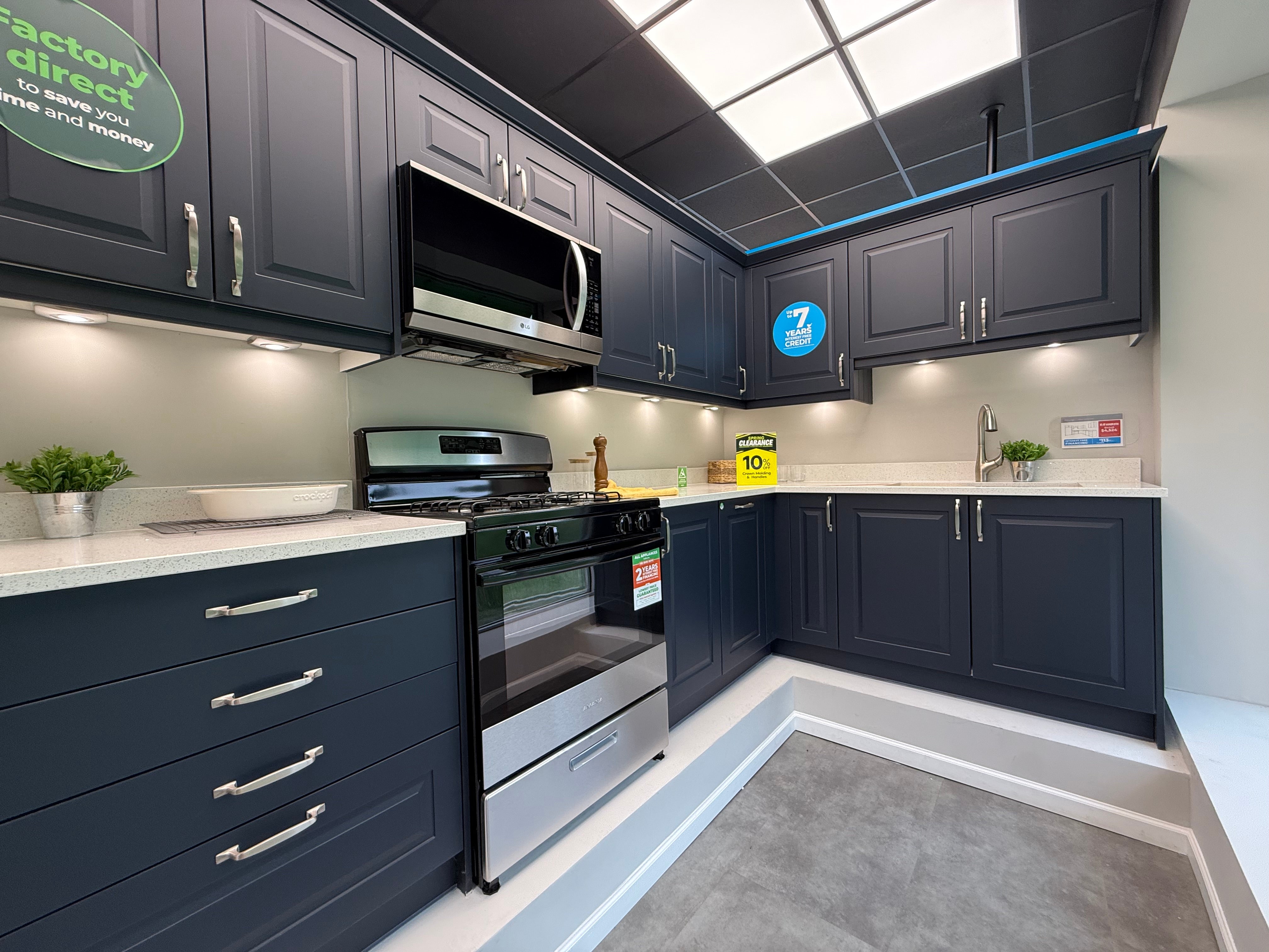 Wren Infinity Architect Navy Blue Matte Kitchen