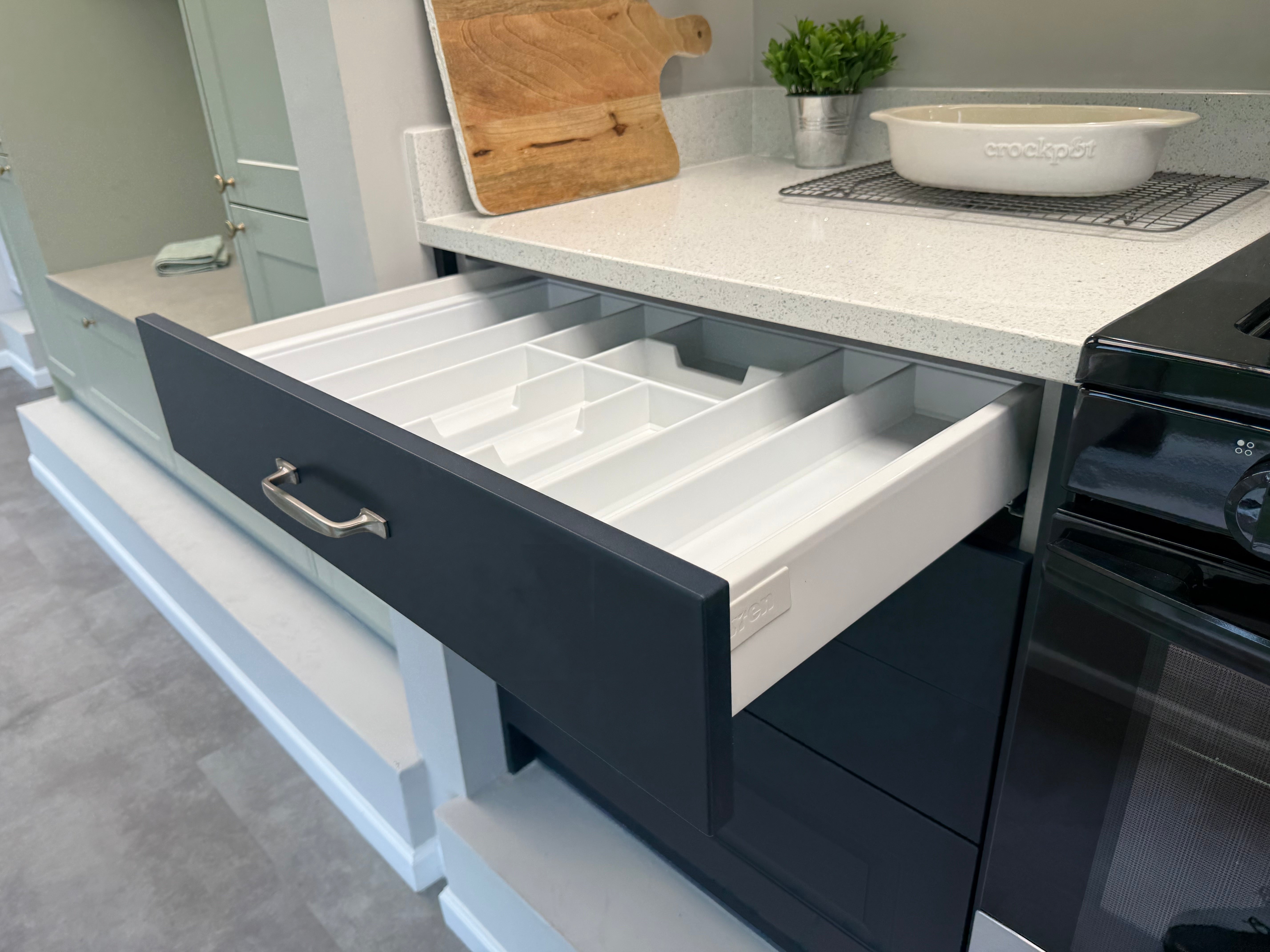 Wren Infinity Architect Navy Blue Matte Kitchen