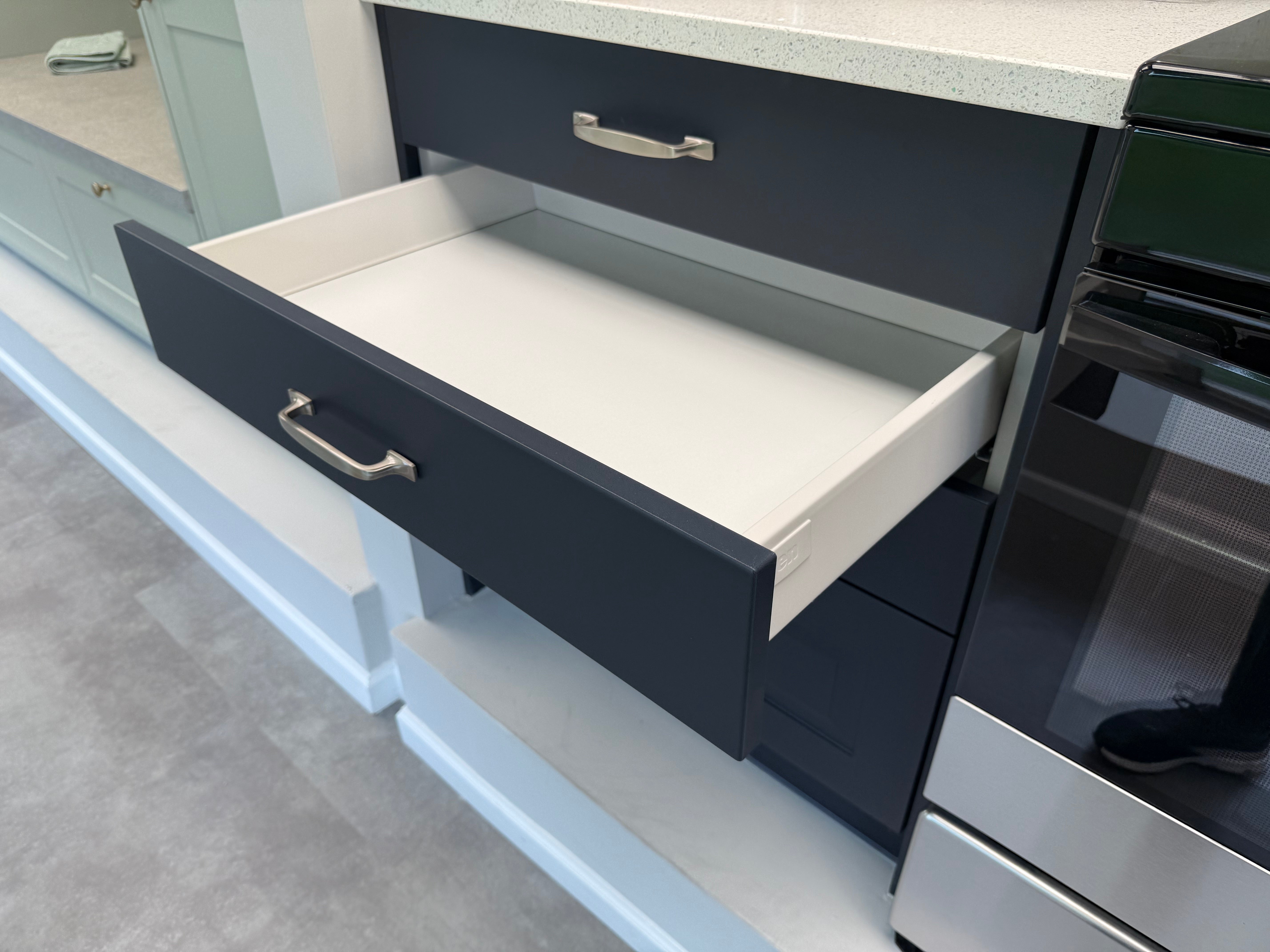 Wren Infinity Architect Navy Blue Matte Kitchen