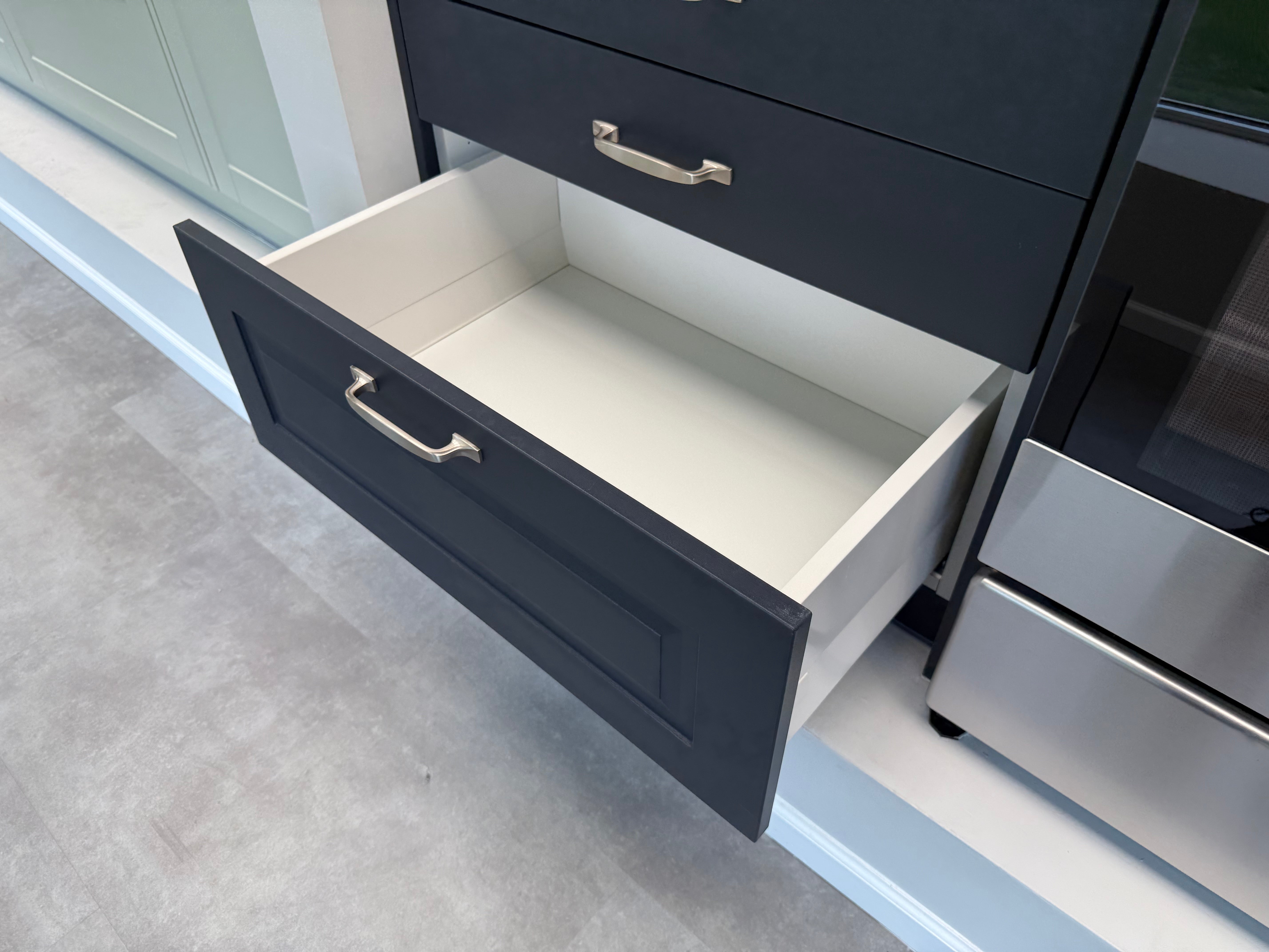 Wren Infinity Architect Navy Blue Matte Kitchen