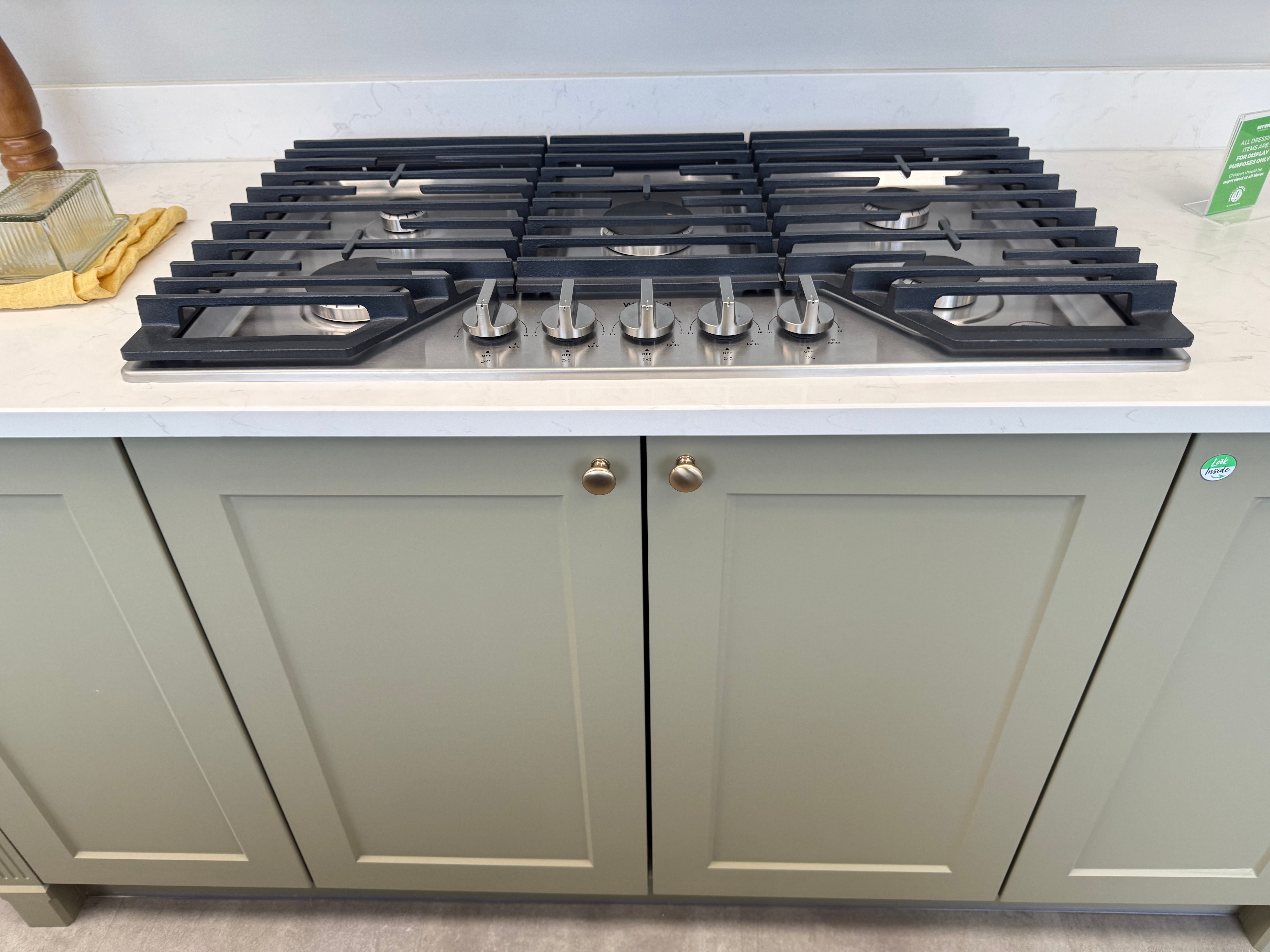 Wren Shaker Chelsea Juratek Mushroom & Olive Green Matte Kitchen