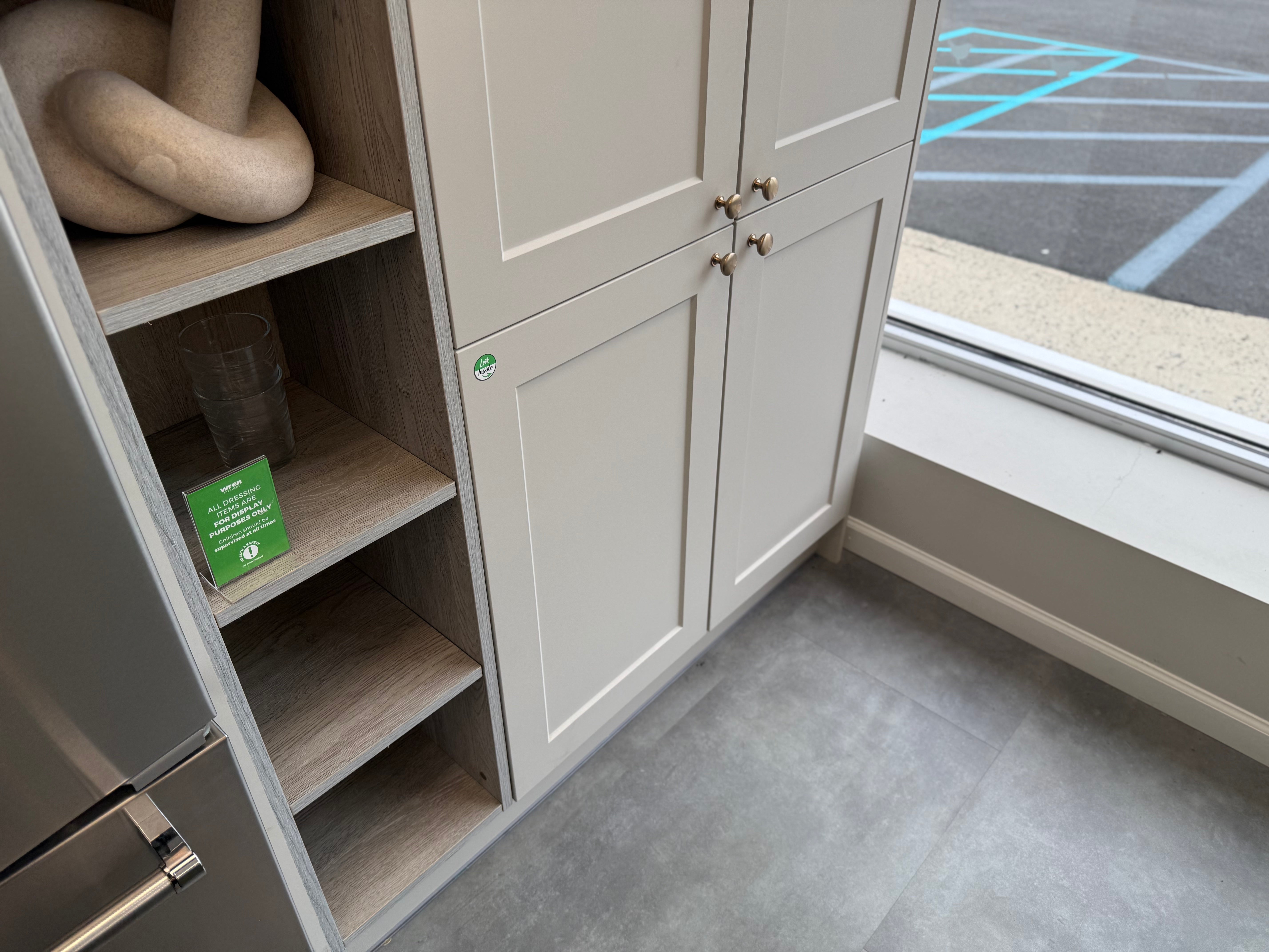 Wren Shaker Chelsea Juratek Mushroom & Olive Green Matte Kitchen