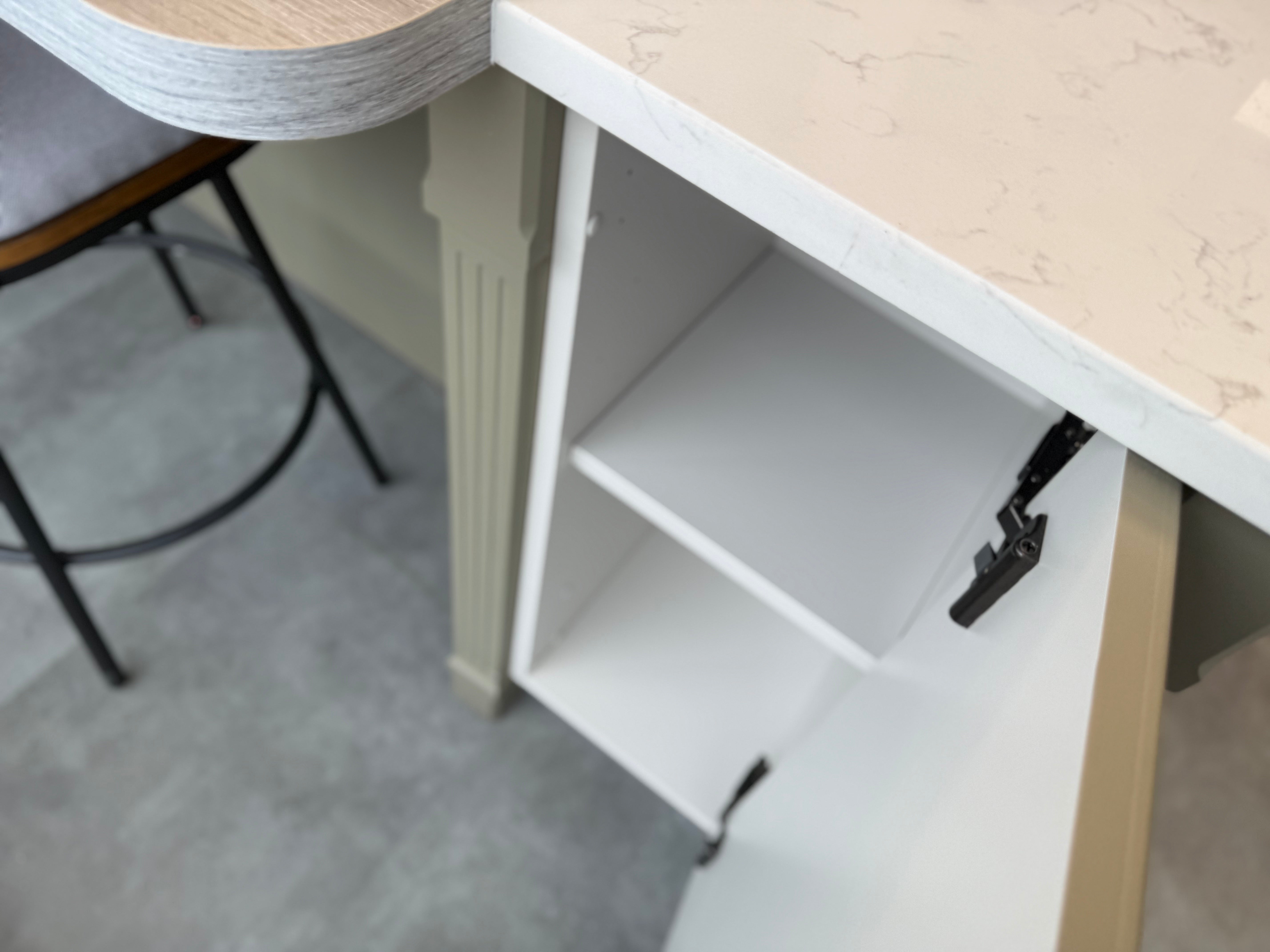Wren Shaker Chelsea Juratek Mushroom & Olive Green Matte Kitchen