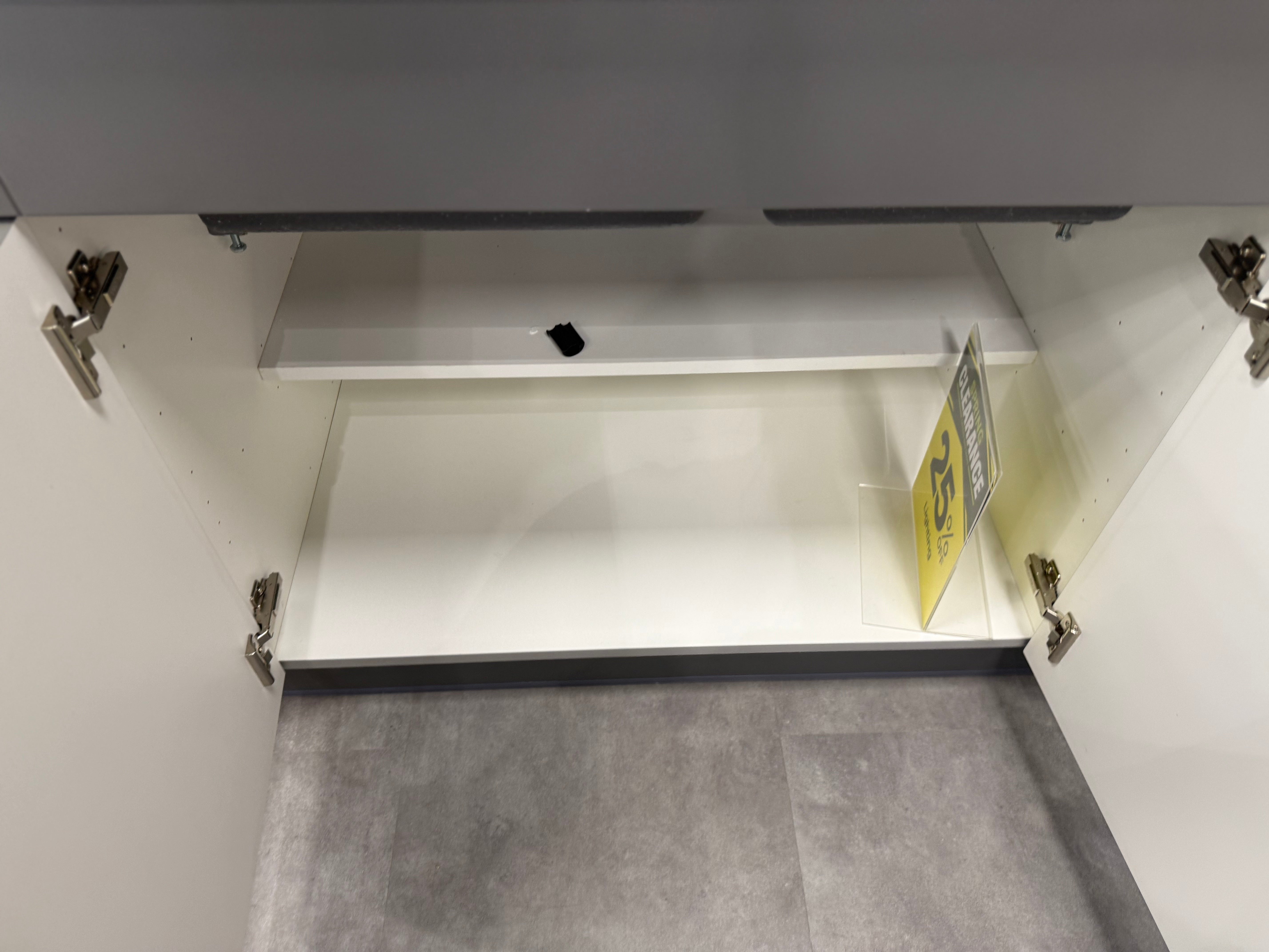 Wren Infinity Shaker Slim Lava Gray Matte Kitchen with Island