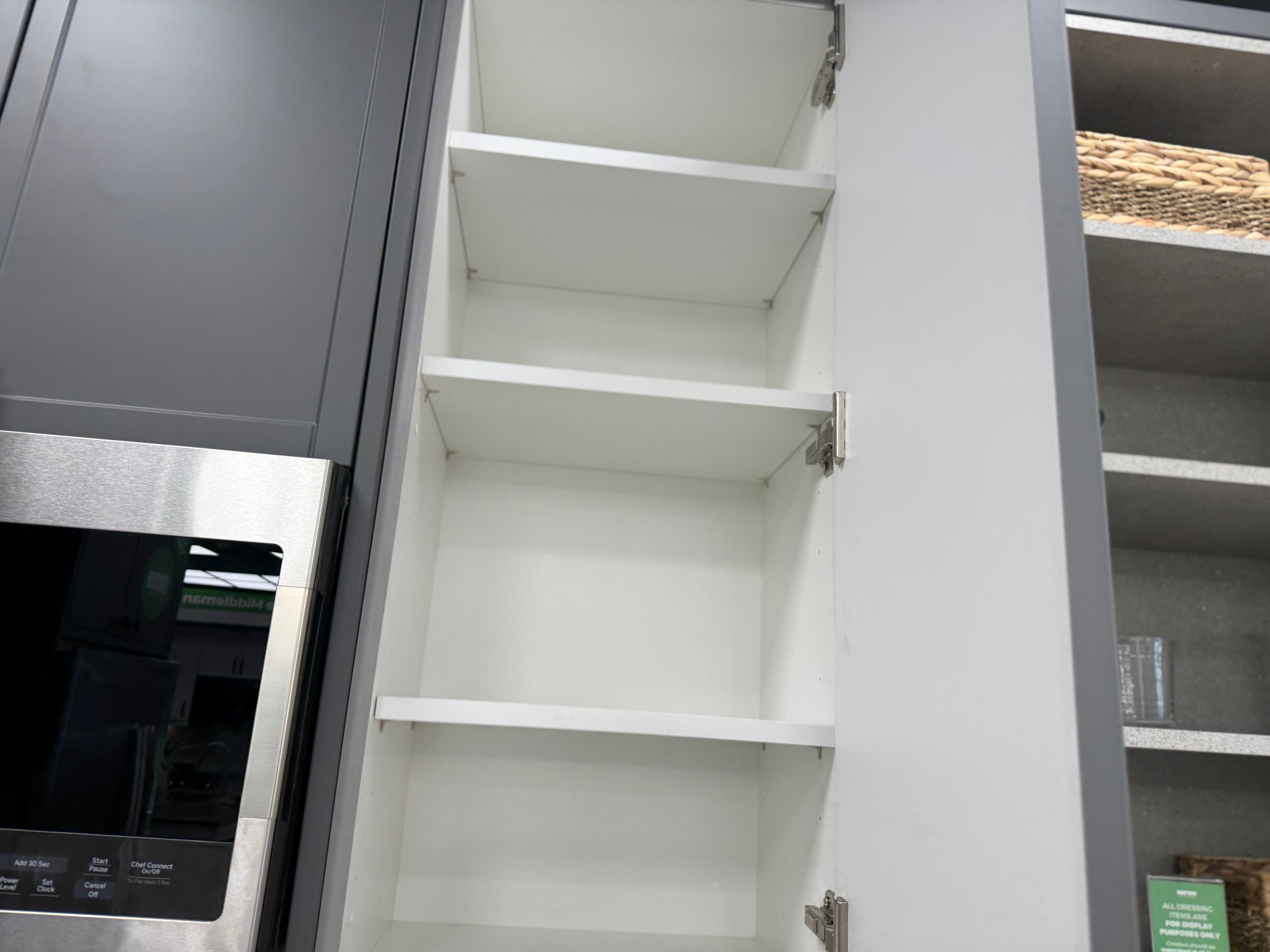 Wren Infinity Shaker Slim Lava Gray Matte Kitchen with Island