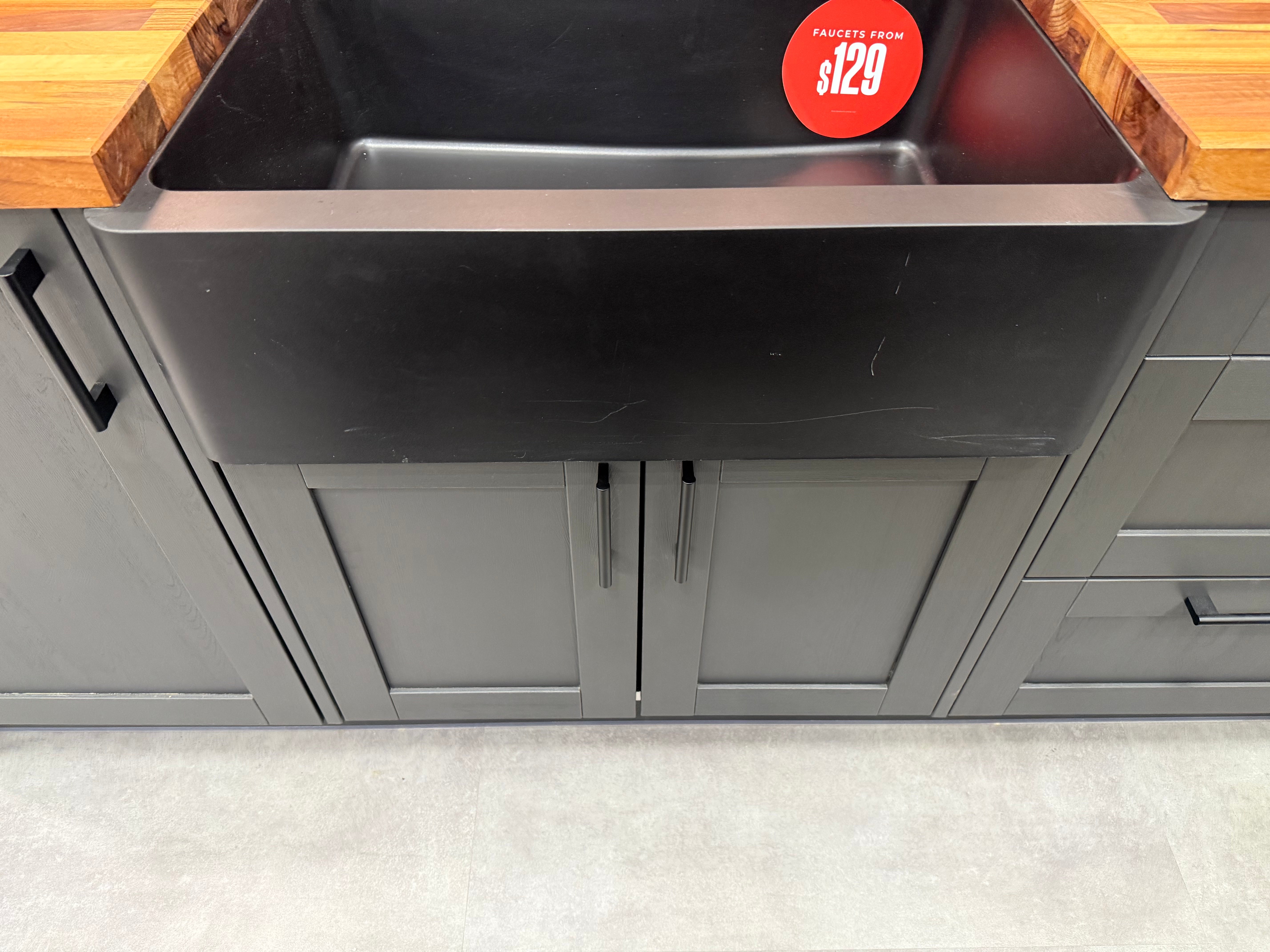 Wren Shaker Forest Classic Alchemy Grain Kitchen with Island