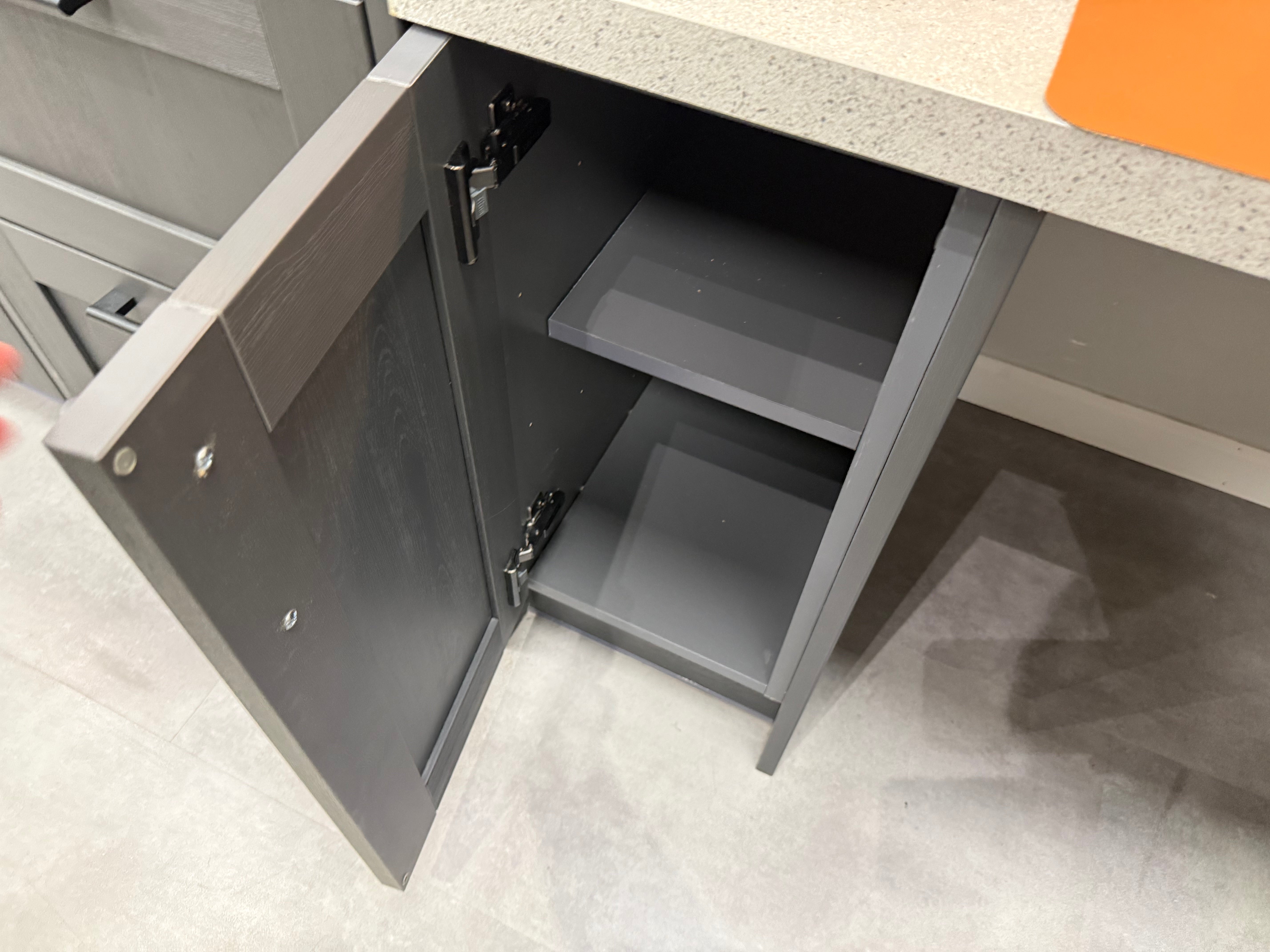 Wren Shaker Forest Classic Alchemy Grain Kitchen with Island