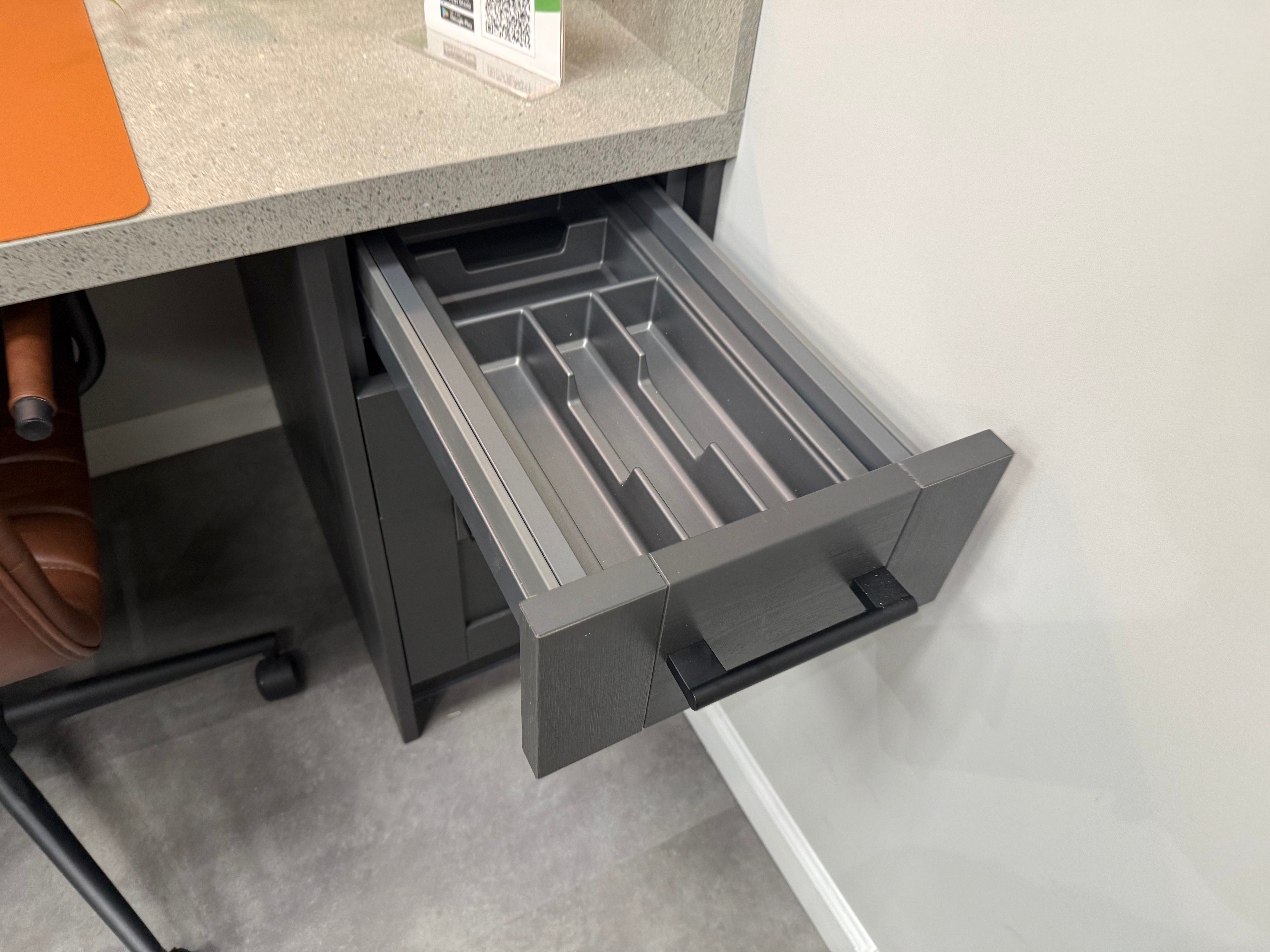 Wren Shaker Forest Classic Alchemy Grain Kitchen with Island