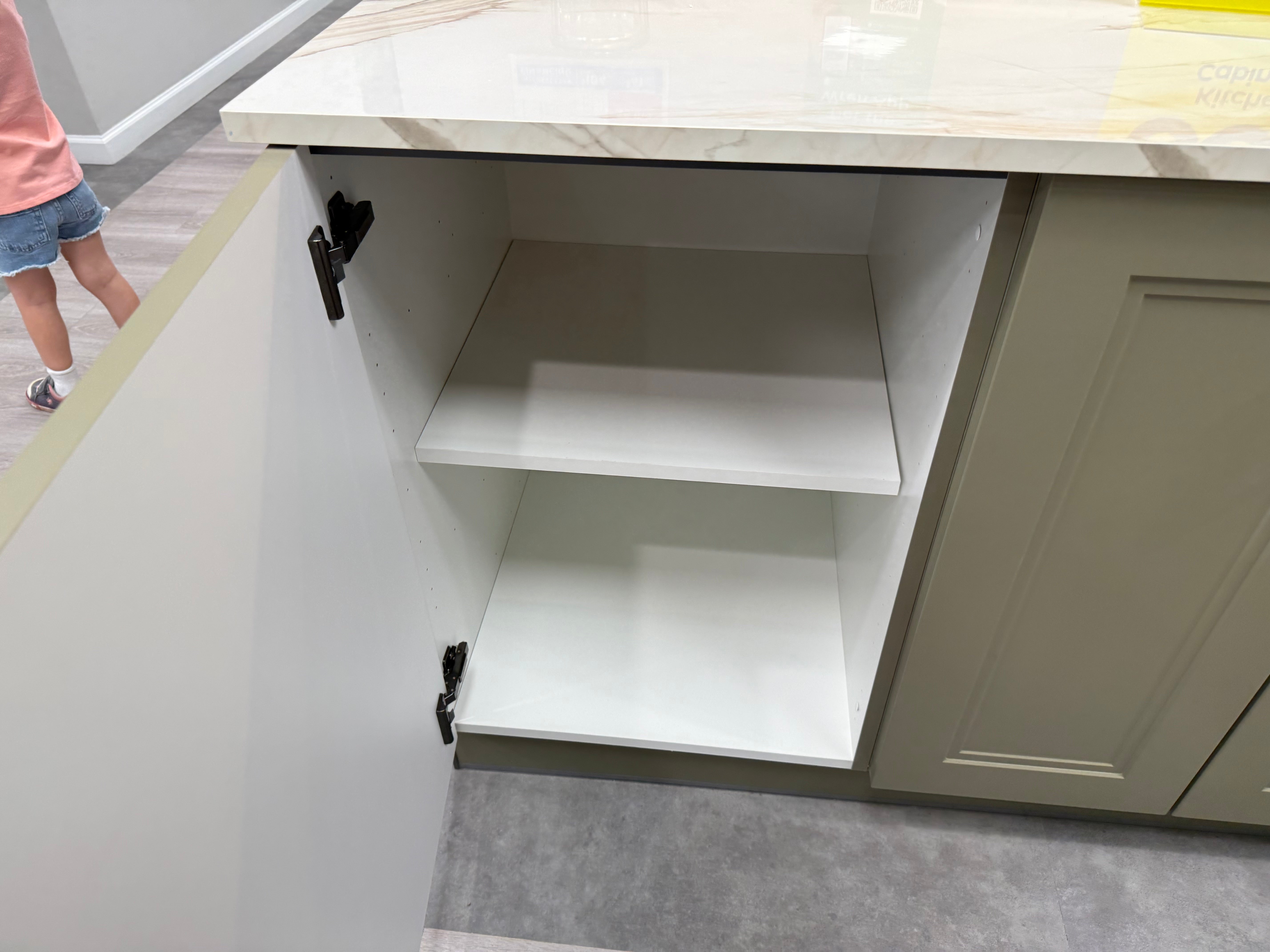 Wren Shaker Denver Juratek Matte Olive Green Kitchen