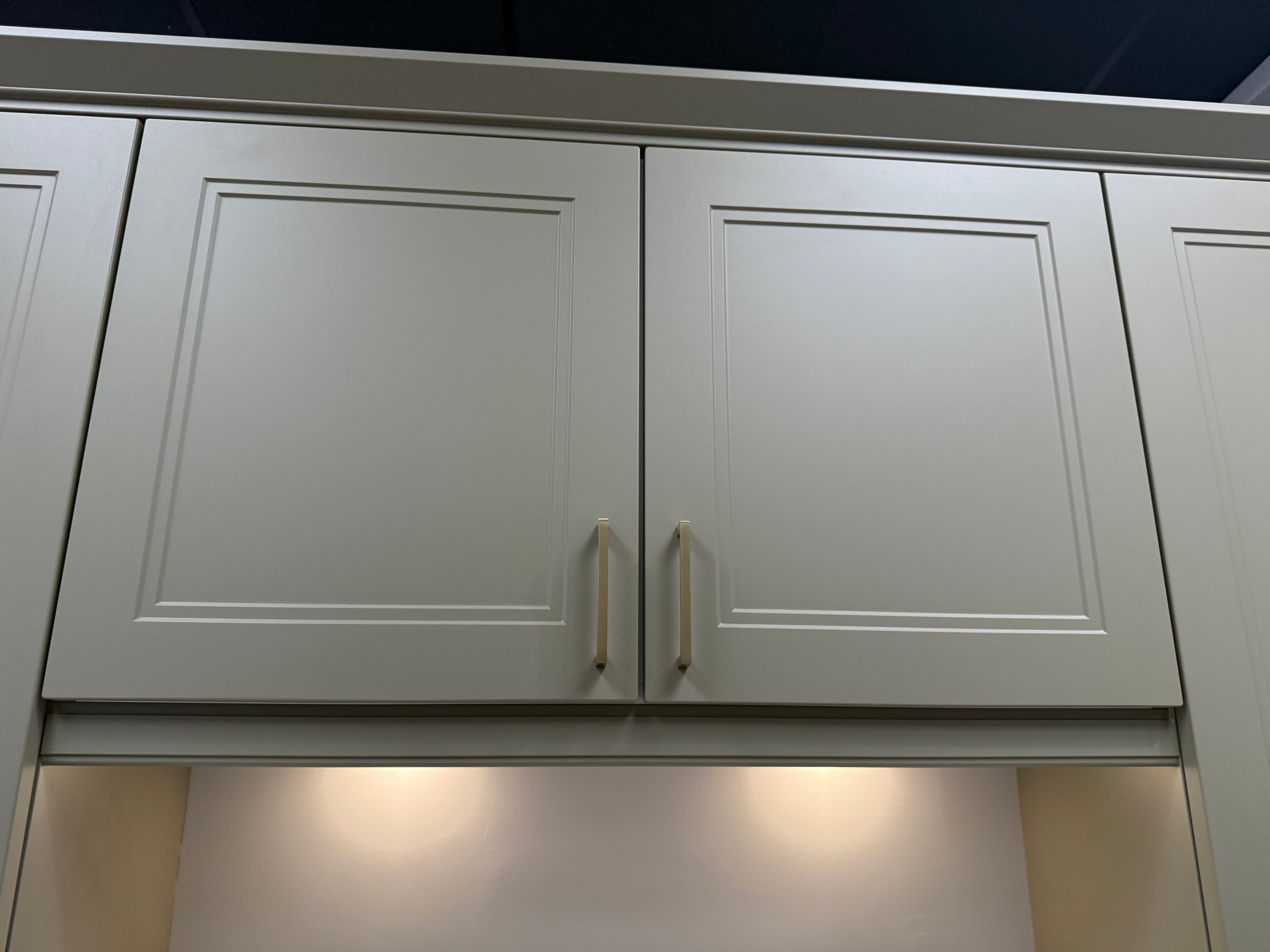 Wren Shaker Denver Juratek Matte Olive Green Kitchen