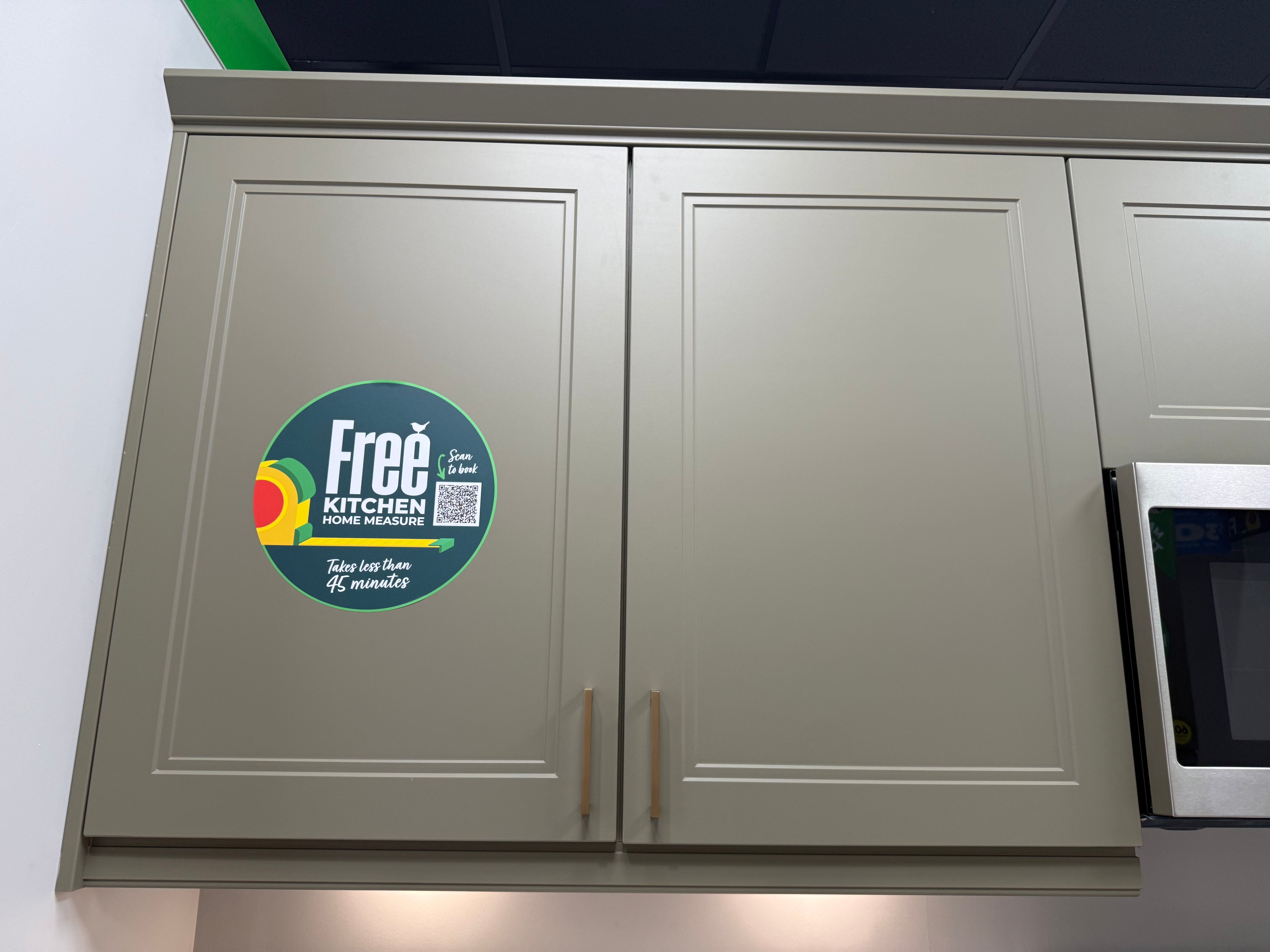 Wren Shaker Denver Juratek Matte Olive Green Kitchen