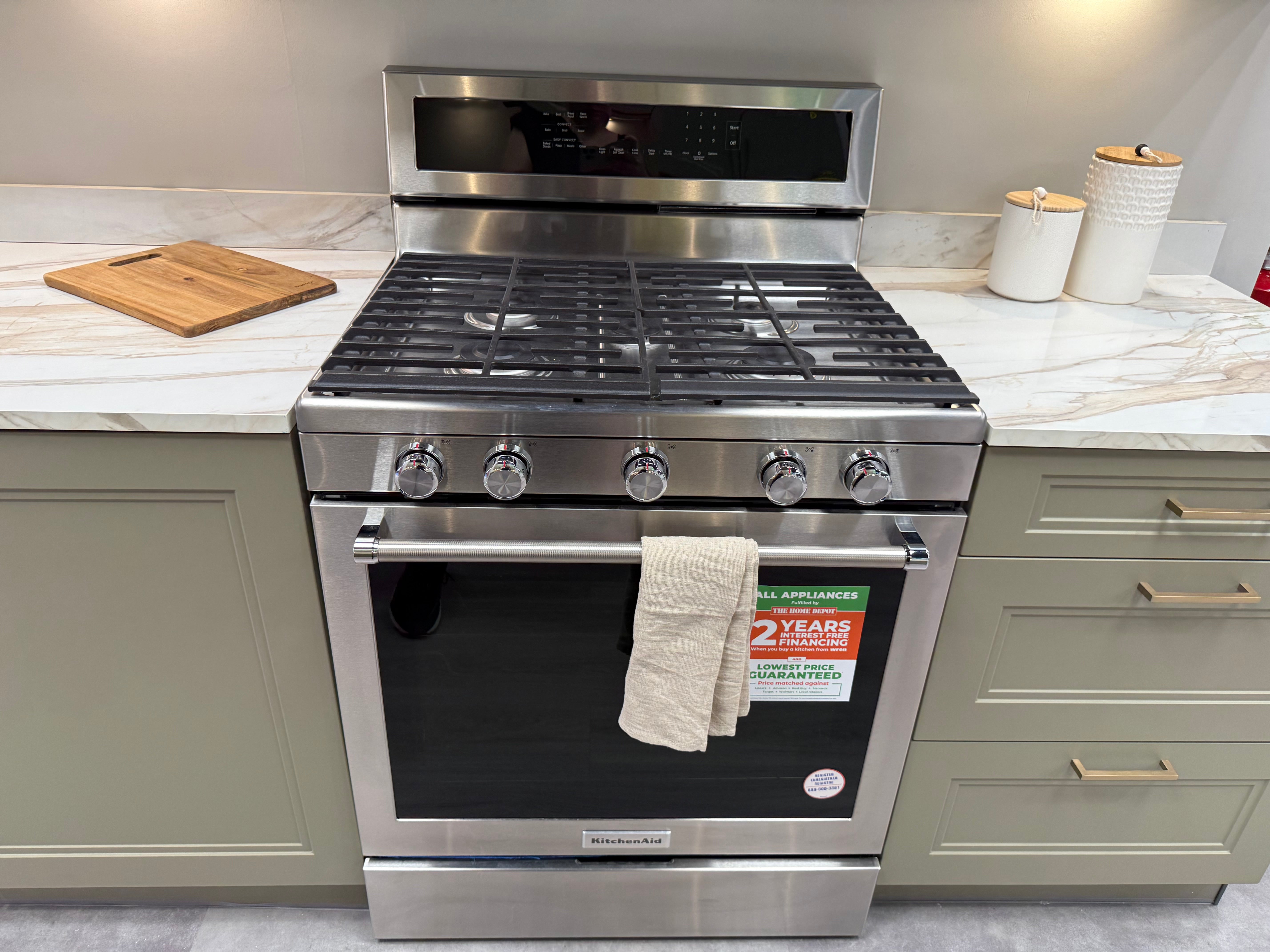 Wren Shaker Denver Juratek Matte Olive Green Kitchen