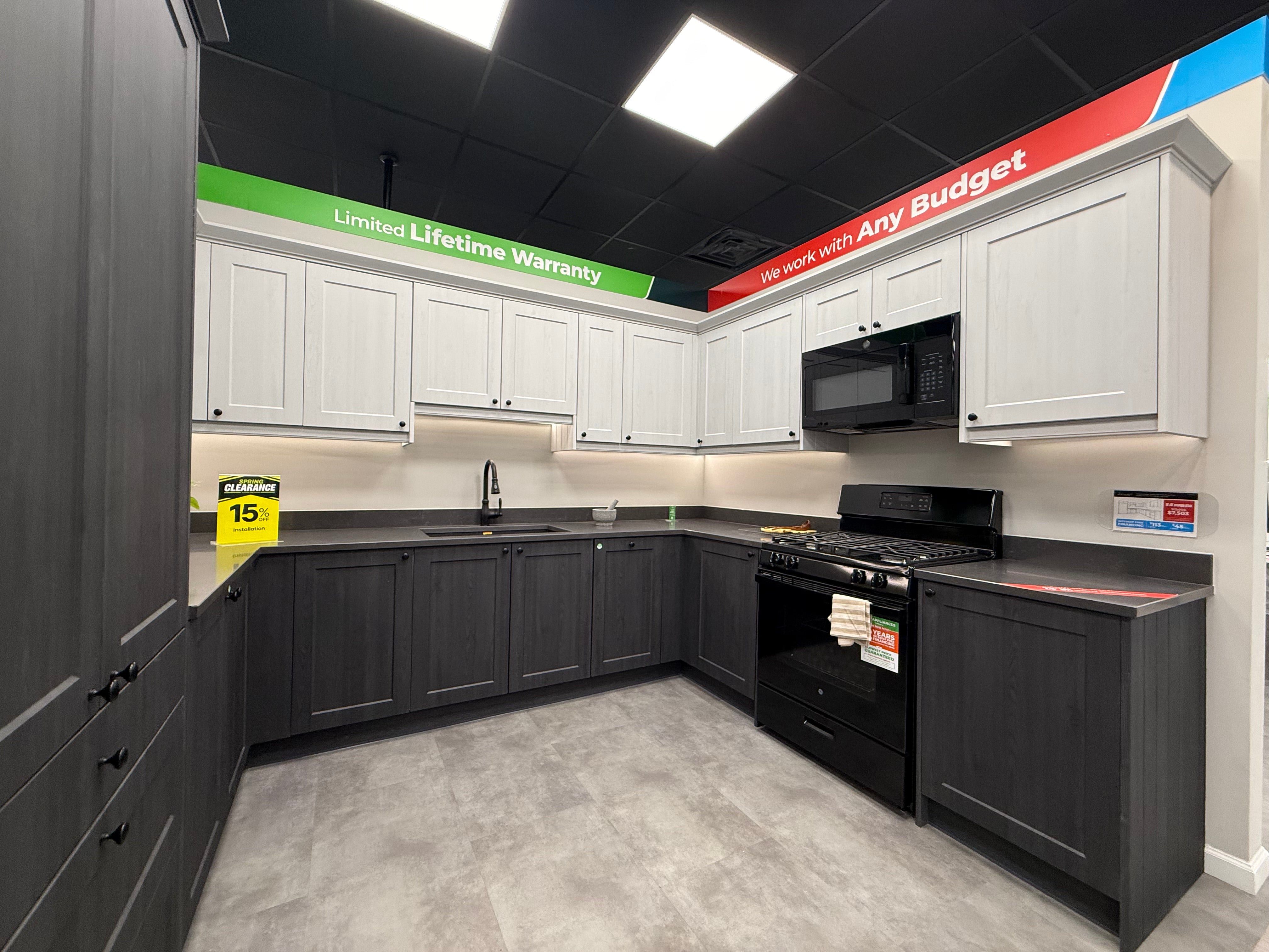Wren Shaker Chelsea Pencil & Pebble Gray Grain Kitchen